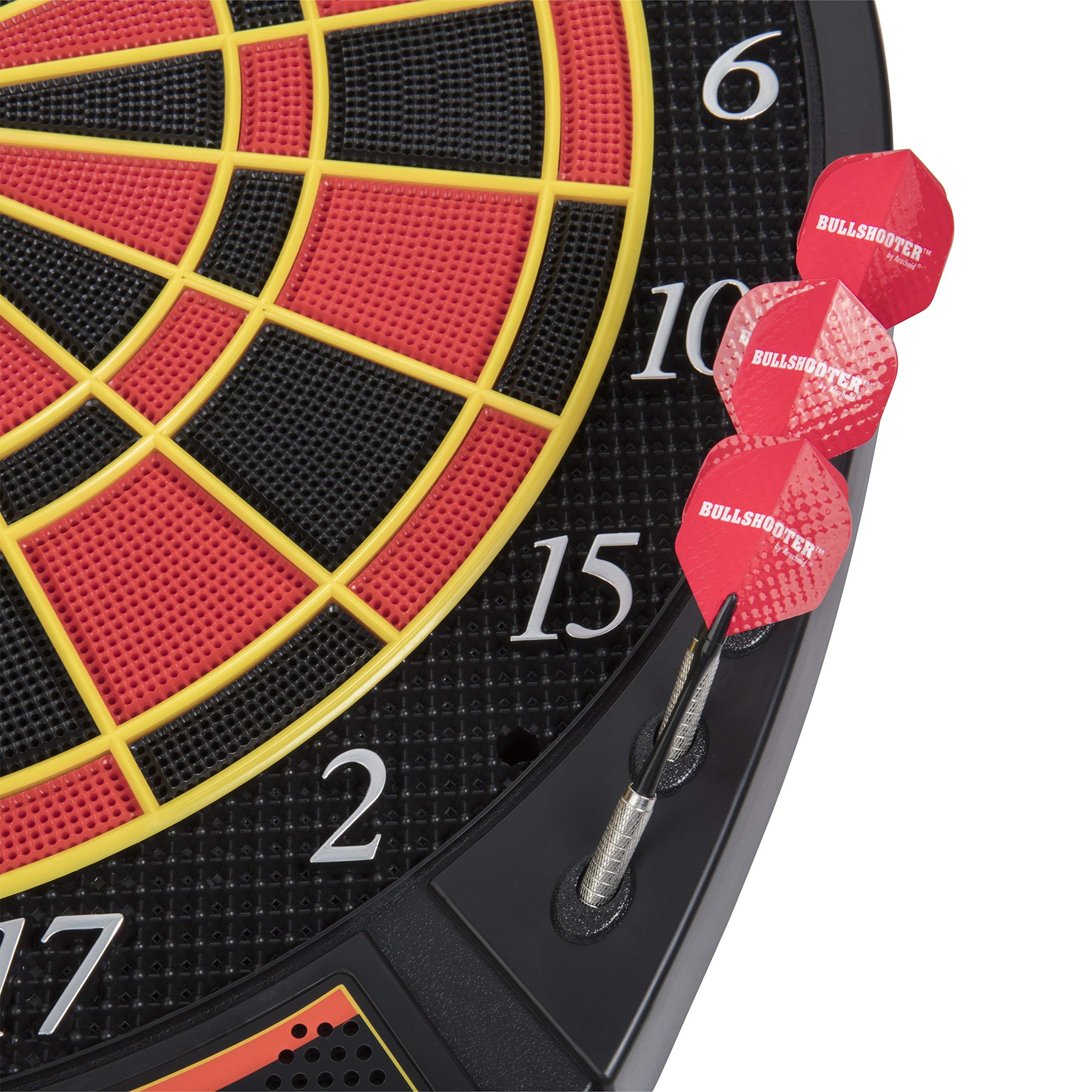 Arachnid Voyager Electronic Dartboard with LCD Display - 29 Games & 90 Variations - Black - Perfect for Home Bars, Game Rooms & Parties