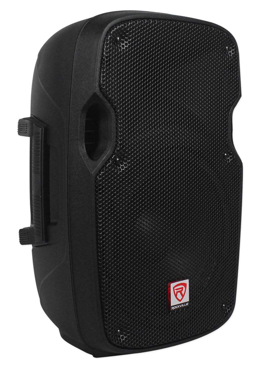 Rockville SPG88 8 Inch 400W Passive DJ PA Speaker - Lightweight ABS Cabinet, 8 Ohm Impedance - Perfect for Live Music, Parties, and Professional Sound Systems