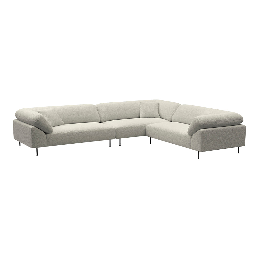 Modular Sectional Sofa with Collar Design - Easy 6-Piece Setup for Living Room, Family Room & Home Theater