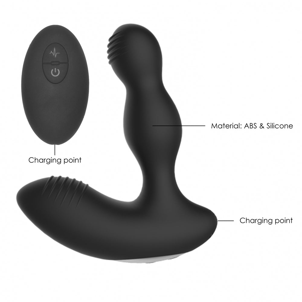 ElectroShock Remote Control Vibrating E-Stim Prostate Massager for Men - Powerful Muscle Stimulator & Pleasure Device for Sensual Play and Therapy