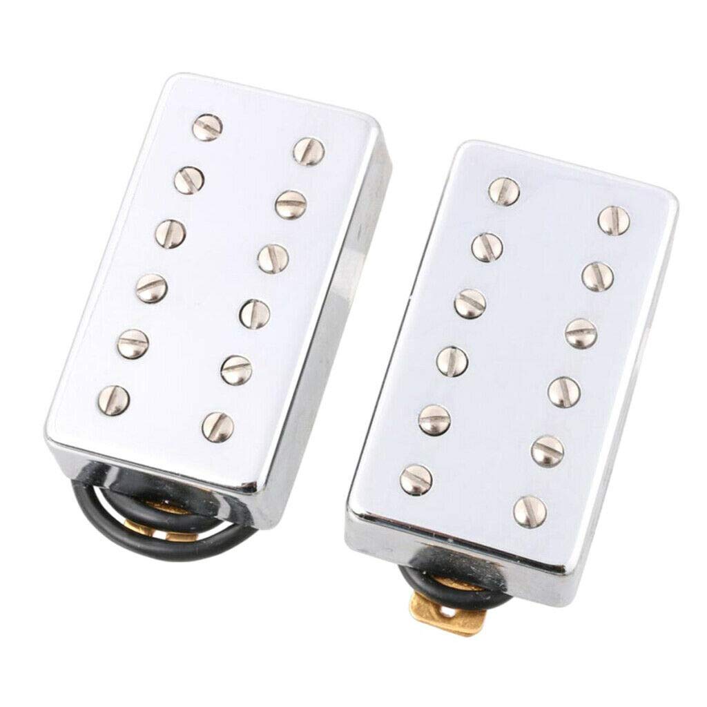 Dual Rail Guitar Bridge Pickup - 2pcs 5-Wire Humbucker for LP Electric Guitar | High Output & Smooth Tone | Perfect for Rock, Metal & Blues Performances