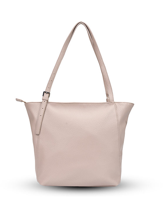 Tosca TH056 2-Strap Tote Handbag for Women - Apricot Color, Fashionable Shoulder Bag for Work, Travel & Daily Use