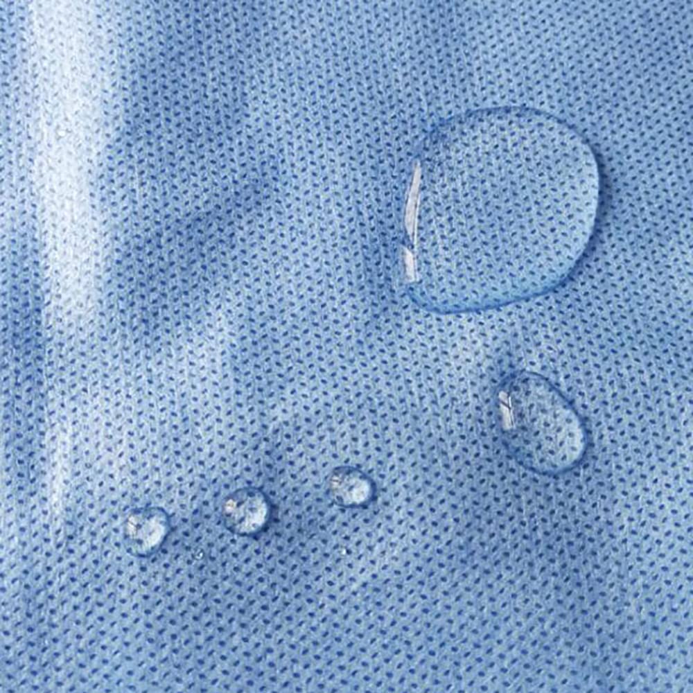 100-Pack Level 2 Disposable Isolation Gowns - SMS 35g, Fully Enclosed Design with Double Tie Neck & Waist, Knitted Cuffs, Blue, Unisex - Ideal for Medical, Dental, Laboratory & Healthcare Professionals