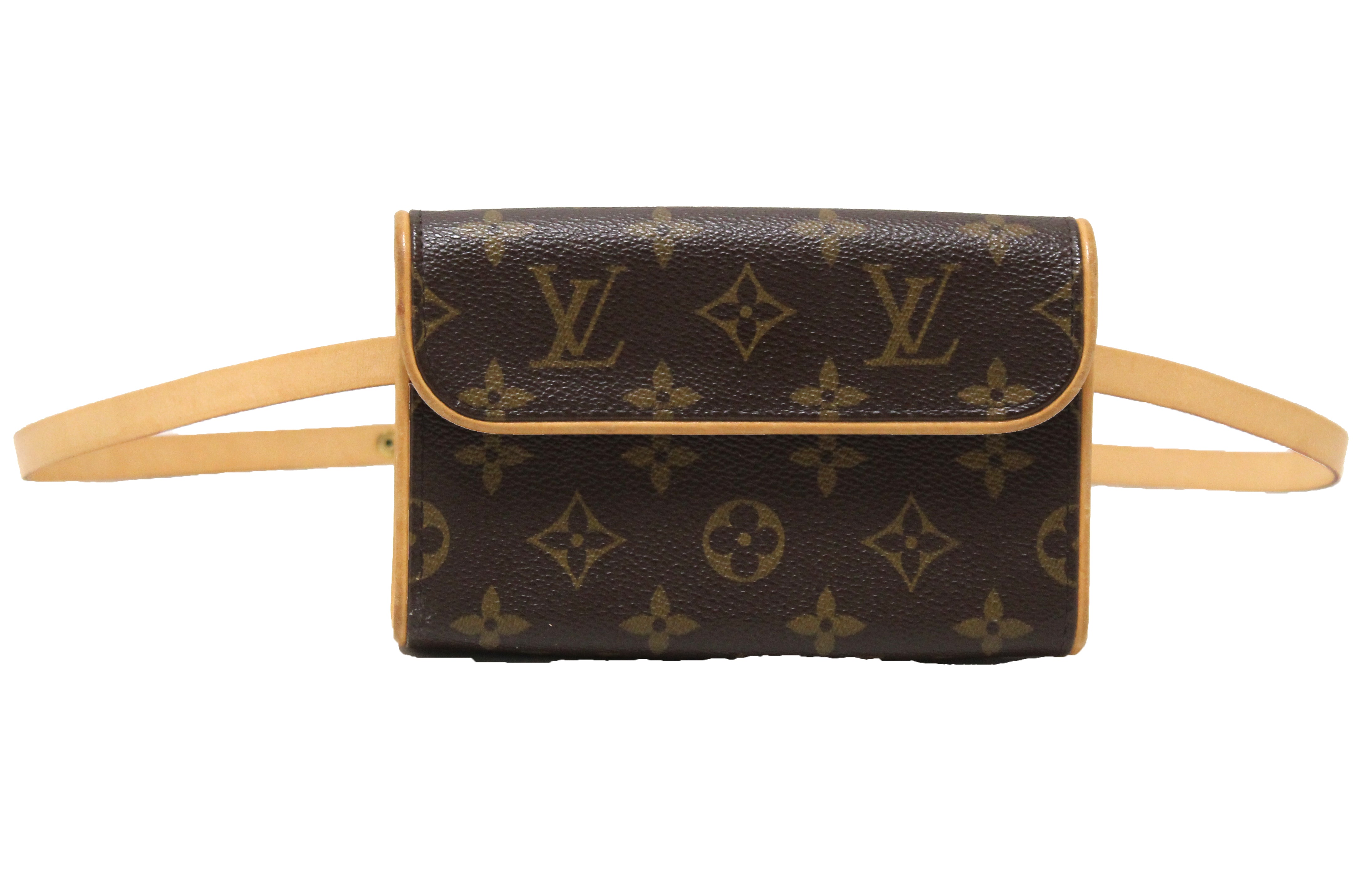 Authentic Louis Vuitton Monogram Pochette Florentine Handbag Small - Luxury Crossbody Bag for Women, Perfect for Date Night & Evening Events