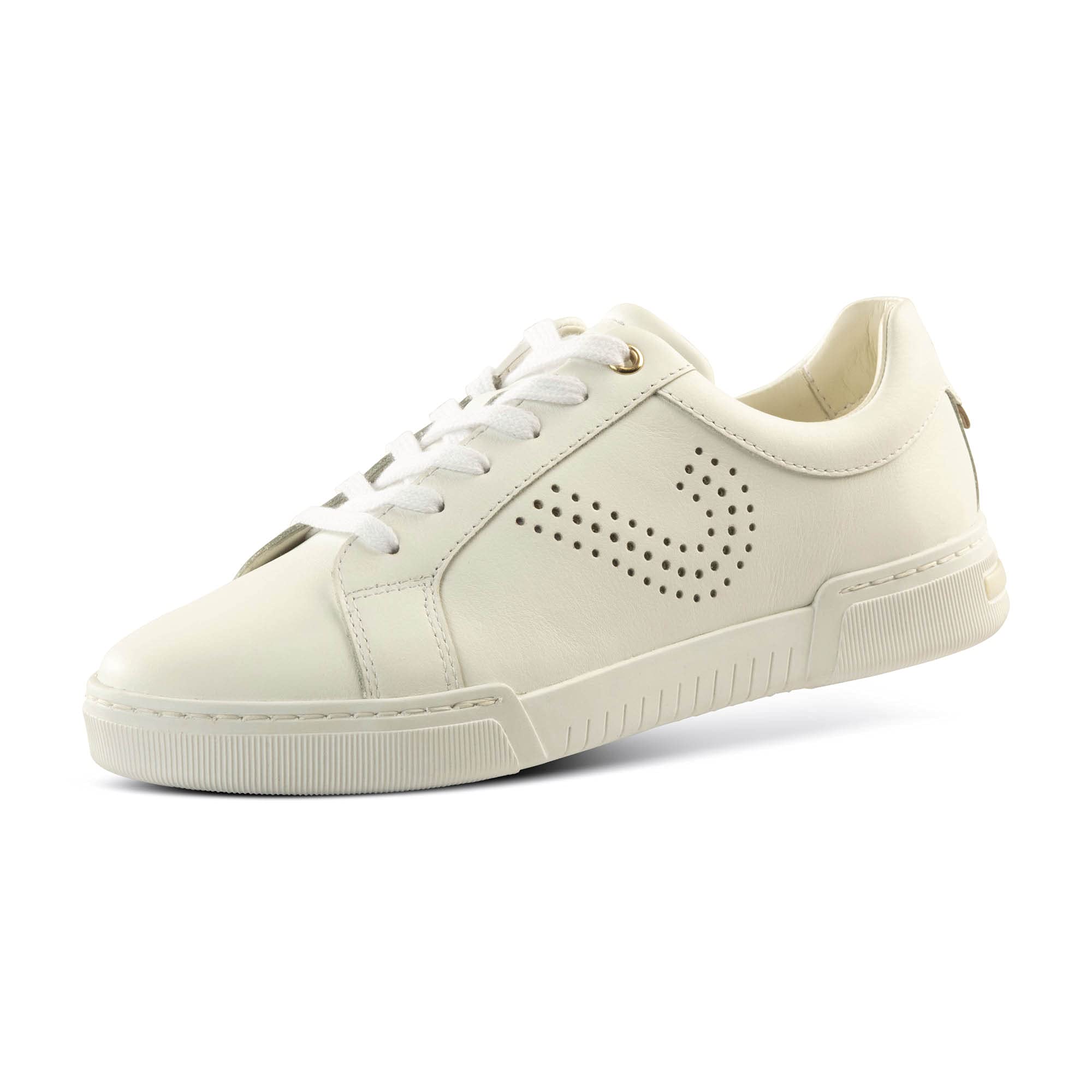 JATAREA Women's Fashion Sneakers - Genuine Leather Casual Shoes with Comfortable Cushioned Insole & TPR Rubber Sole | Lightweight Durable Walking Shoes for Travel, Work & Everyday Wear