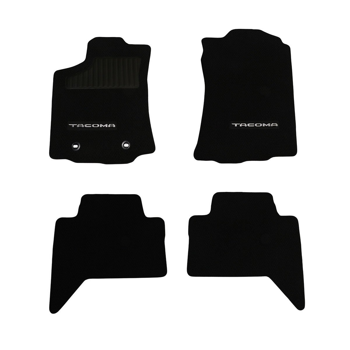 Toyota Genuine PT206-35164-20 All-Weather Black Carpet Floor Mats - Perfect for Camry, Corolla & RAV4 - Durable Protection Against Dirt, Mud & Spills
