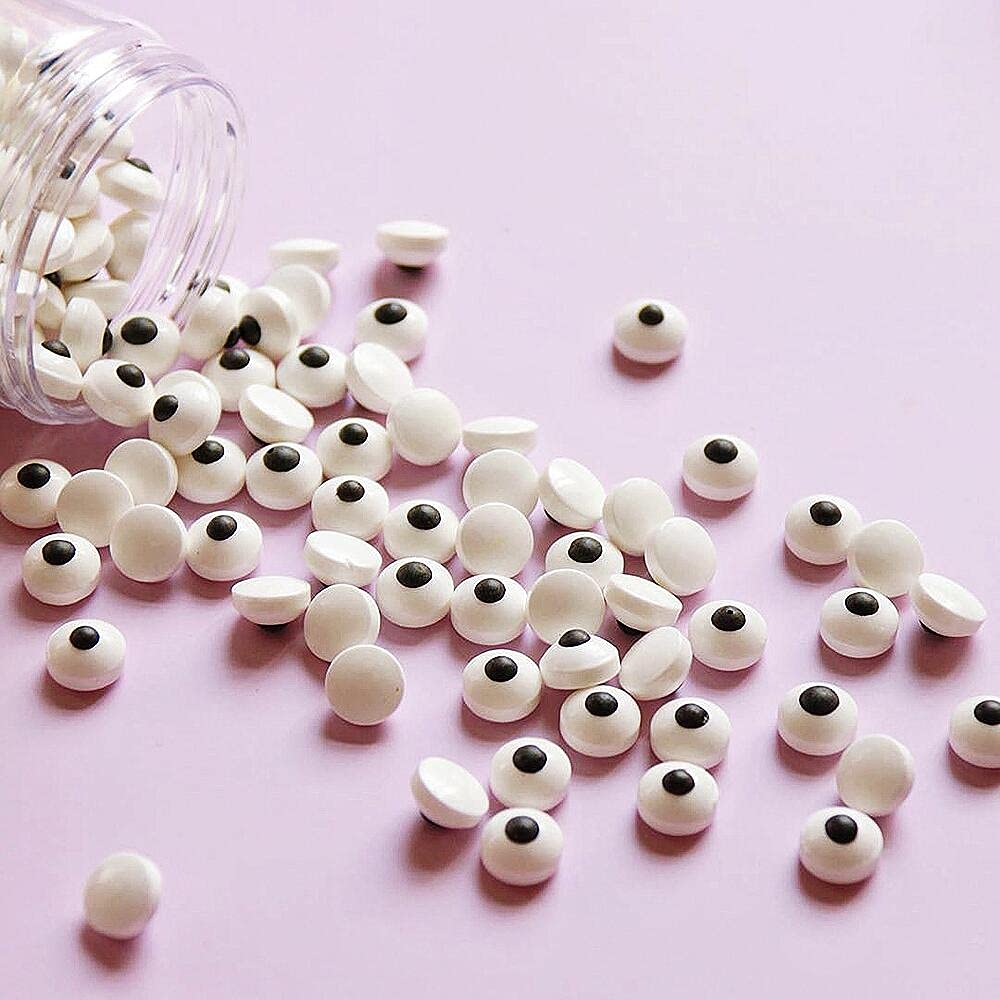 Edible Candy Eyeballs - 3oz Pack of 1 | Halloween Cake & Cupcake Decorations | Sugar Eyes for Cookies, Cakes & Desserts | Perfect for Halloween Parties, Birthday Treats & Spooky Baking Projects
