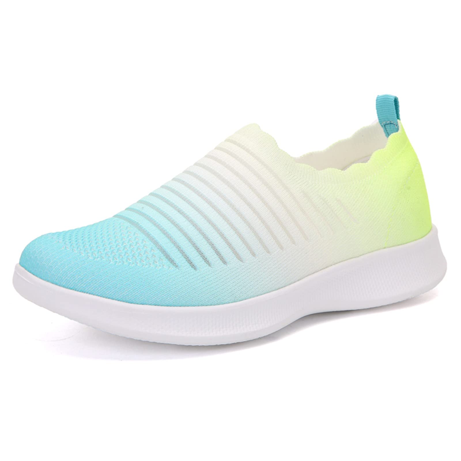 Women's Lightweight Gradient Tennis Shoes - Non-Slip Platform Sneakers for Walking, Running & Training | Soft Sole Comfortable Workout Shoes for Women | Perfect for Gym, Jogging & Casual Wear