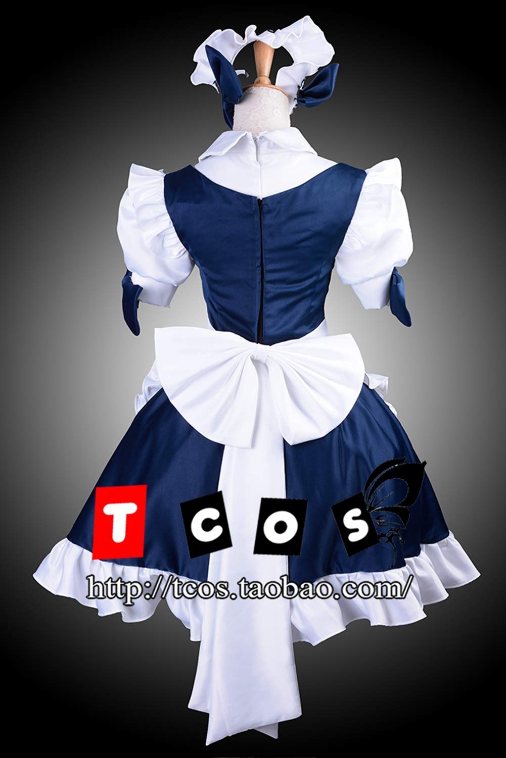 Anime Izayoi Sakuya Cosplay Costume - Christmas Halloween Party Dress for Anime Conventions & Themed Events | Perfect for Cosplay Enthusiasts & Festival Celebrations