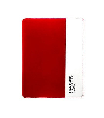 Apple iPad 2 Stand Case with Book Cover - Pantone Red | Protective Tablet Holder for Work, Study & Travel