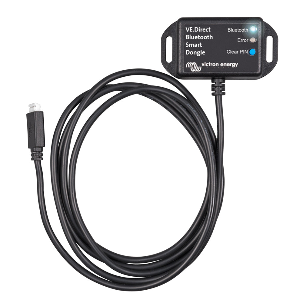 Victron VE.Direct to Bluetooth Smart Dongle with 1.5M Cable - Wireless Battery Monitoring for Solar Power Systems & Marine Applications