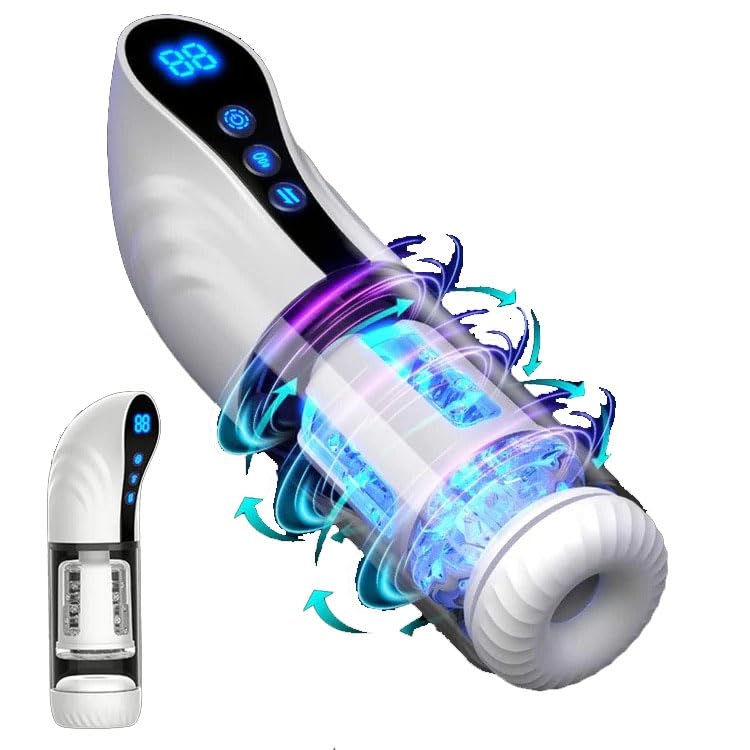 Automatic Male Masturbator - Electric Sucking & Thrusting Adult Toy for Men, Portable Pocket Pussy with Tight Sensation - Perfect for Solo Pleasure, Travel & Discreet Use