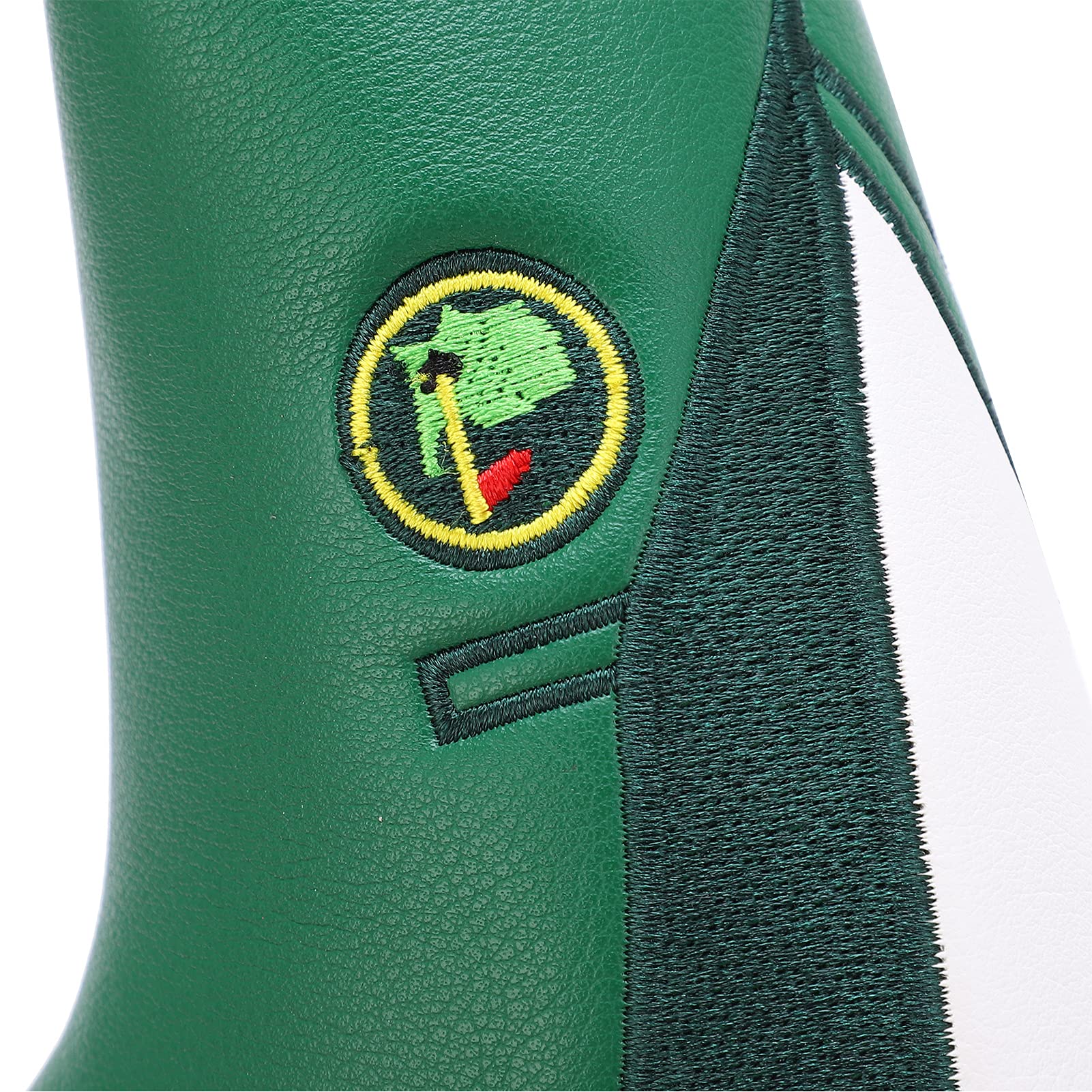 Premium PU Leather Golf Iron Head Covers - Waterproof & Thickened Protection for Golf Clubs & Putters | Perfect for Driving Range, Golf Course & Travel Use