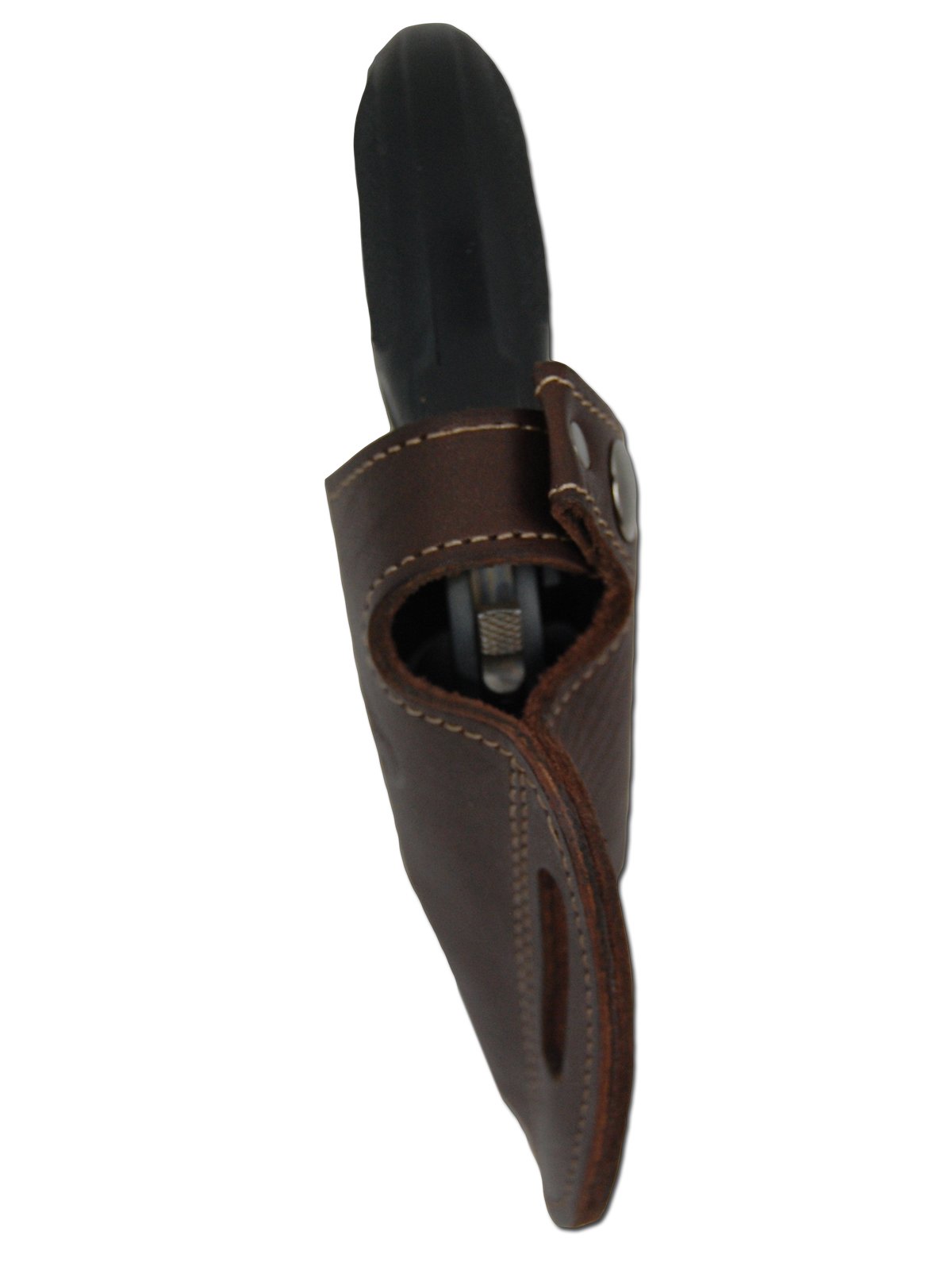 Barsony New Brown Leather Pancake Holster for 2