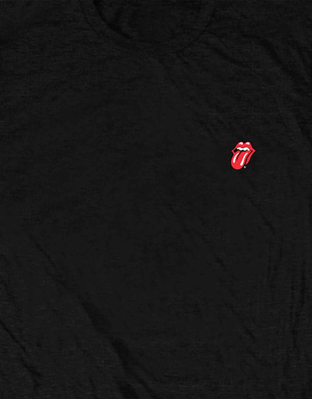 Rolling Stones Classic Tongue Logo Men's Slim Fit T-Shirt - XX-Large Black | Vintage Rock Band Tee for Concerts, Casual Wear & Gift Giving