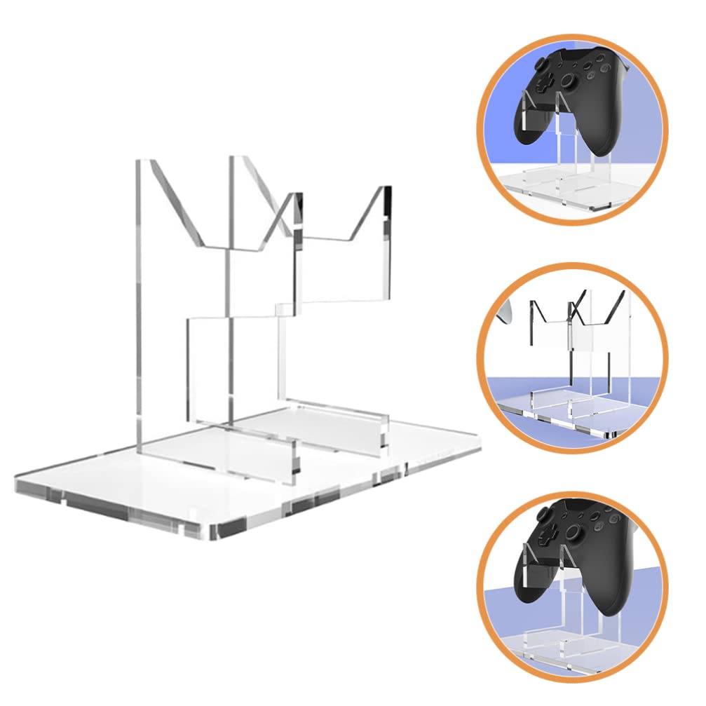 iplusmile Transparent Gamepad Stand - Acrylic Controller Holder for Gaming Setup
