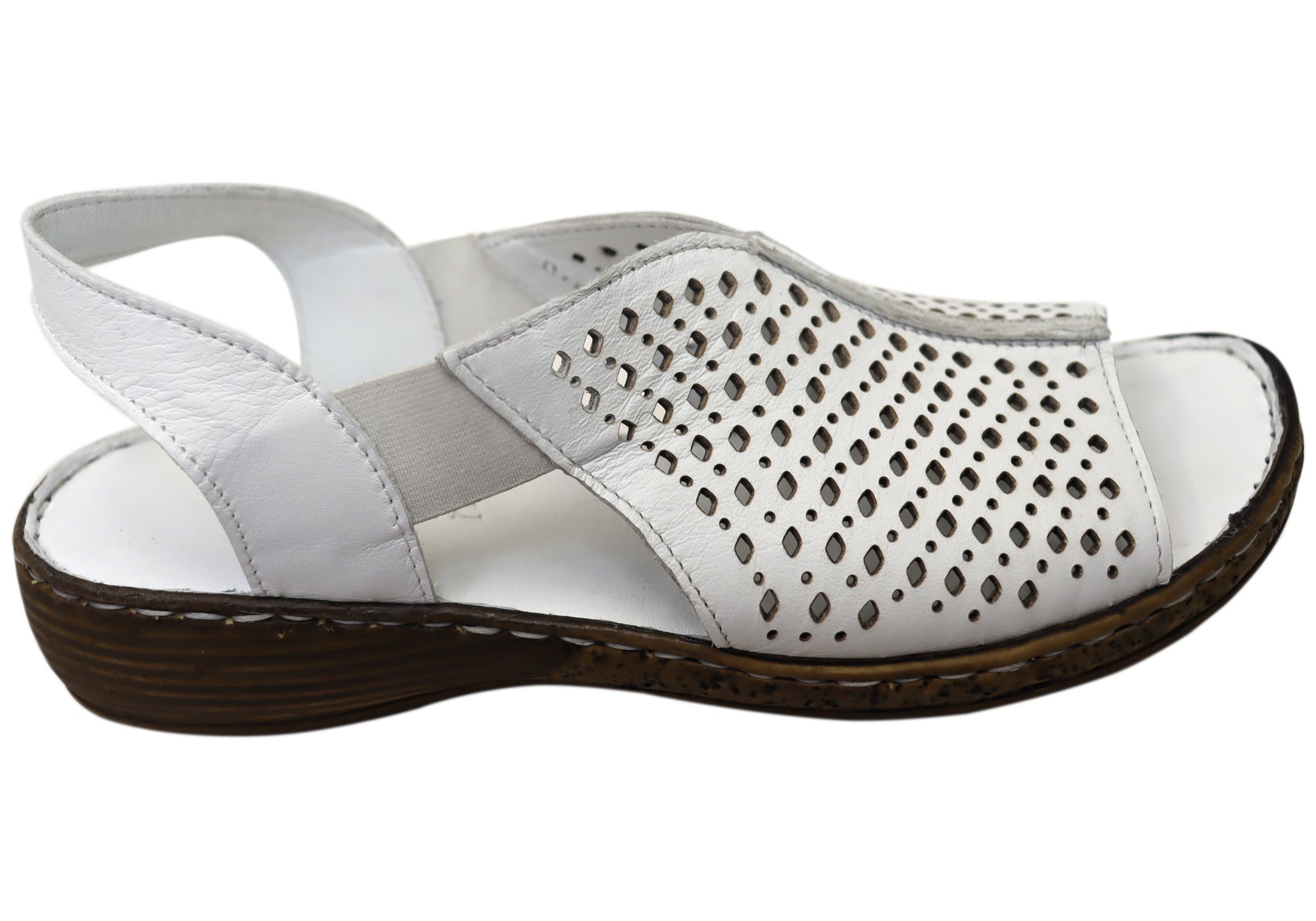 Orizonte Marlee Women's Comfortable European Leather Sandals - Stylish Summer Walking Shoes for Beach, Travel & Casual Outfits
