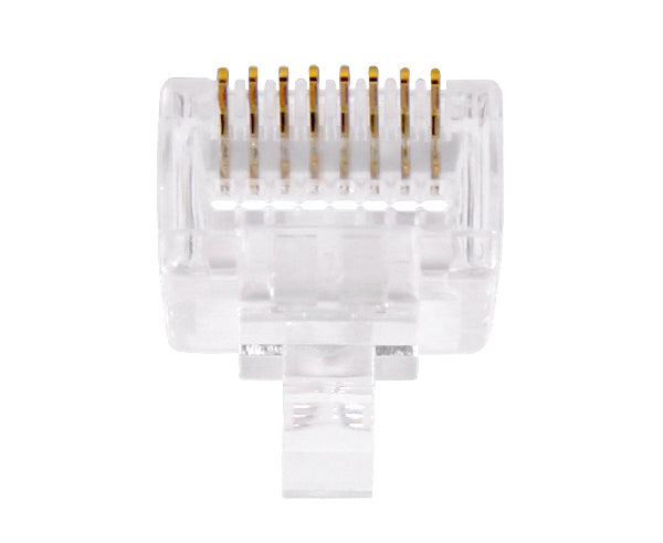 CAT6 Easy Feed RJ45 Connector for Ethernet Cables Under 6.5mm OD - Ideal for Network Installations, Home Office & Data Centers