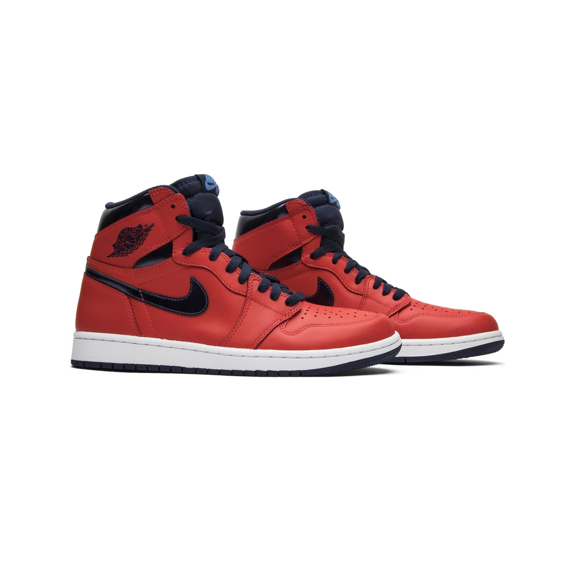 Air Jordan 1 High 'David Letterman' Retro Basketball Shoes - Men's Size 8-13 | Classic Red & Black Colorway | Perfect for Sneaker Collectors & Streetwear Fashion