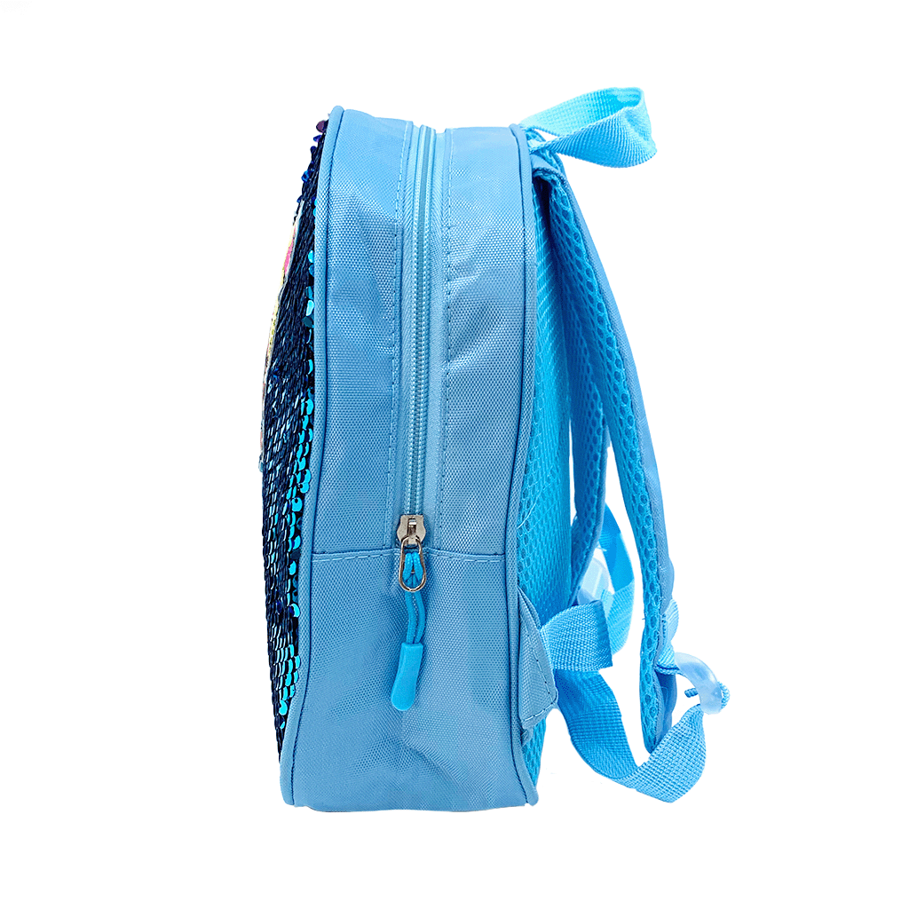 Sparkly Disco Doll Sequins Mini Backpack for Women - Blue Glitter Party Purse | Perfect for Nightclubs, Festivals & Costume Parties