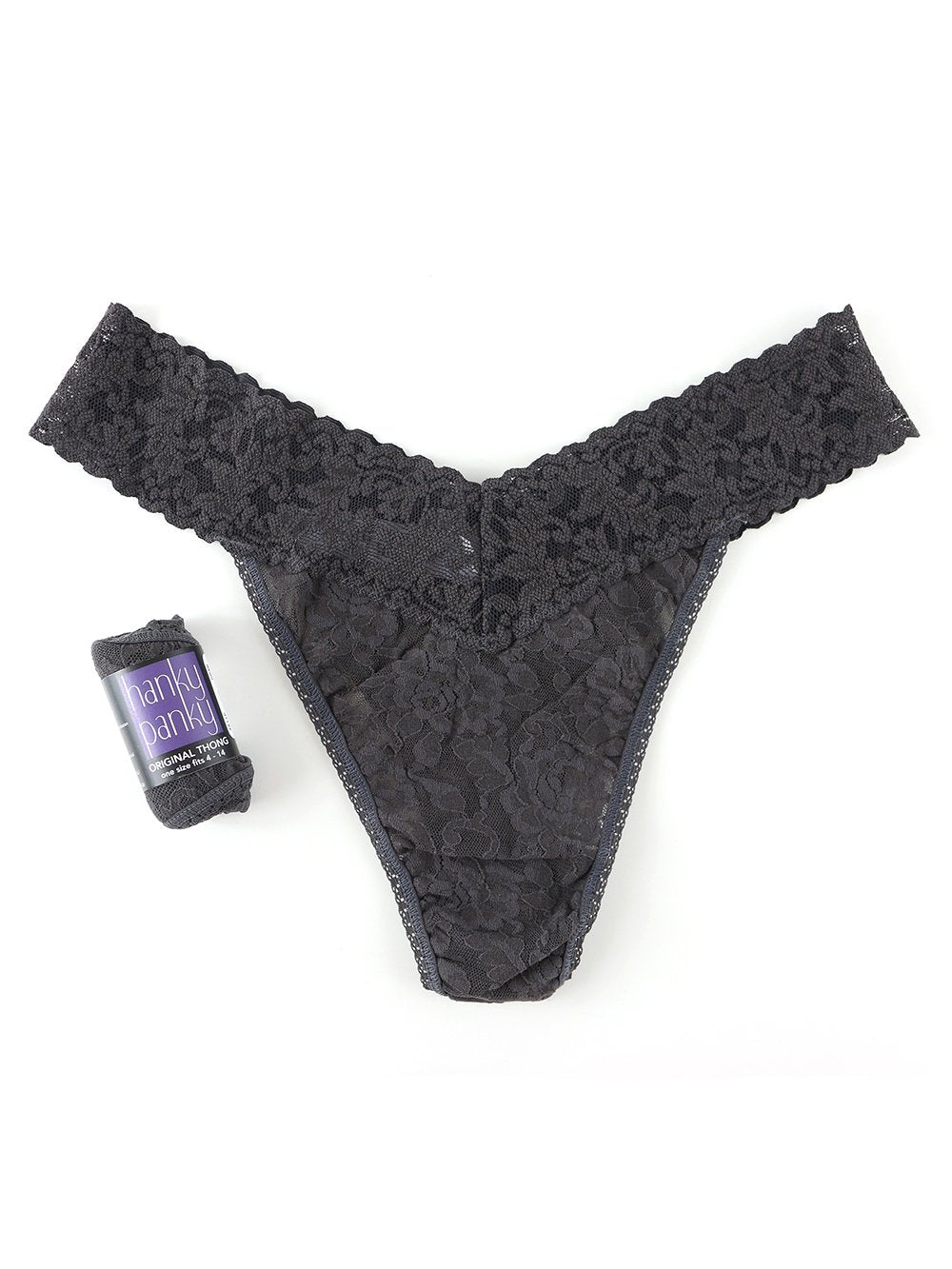 Signature Lace Original Rise Thong - Soft & Comfortable Women's Underwear for Everyday Wear, Date Night & Special Occasions