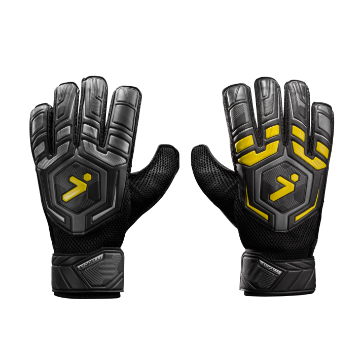 Storelli Exoshield Gladiator Challenger Goalkeeper Gloves - Professional Soccer Goalie Gloves for Training & Matches - Perfect for Youth & Adult Goalkeepers