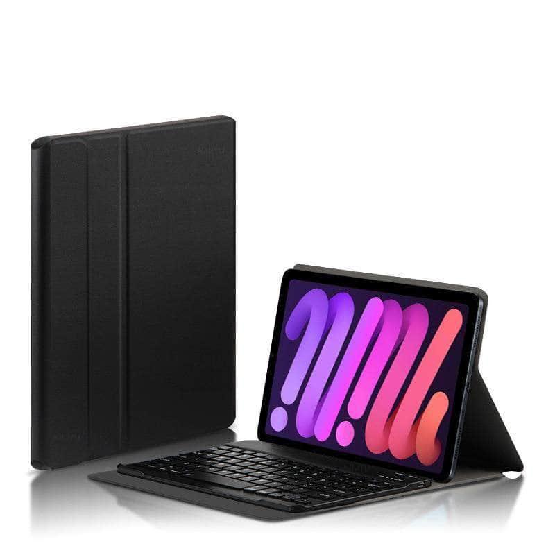Ultra Thin Magnetic Keyboard Case for iPad Mini 6 - Dual Protection & Wireless Charging Compatible | Perfect for Work, Travel & Home Office Use