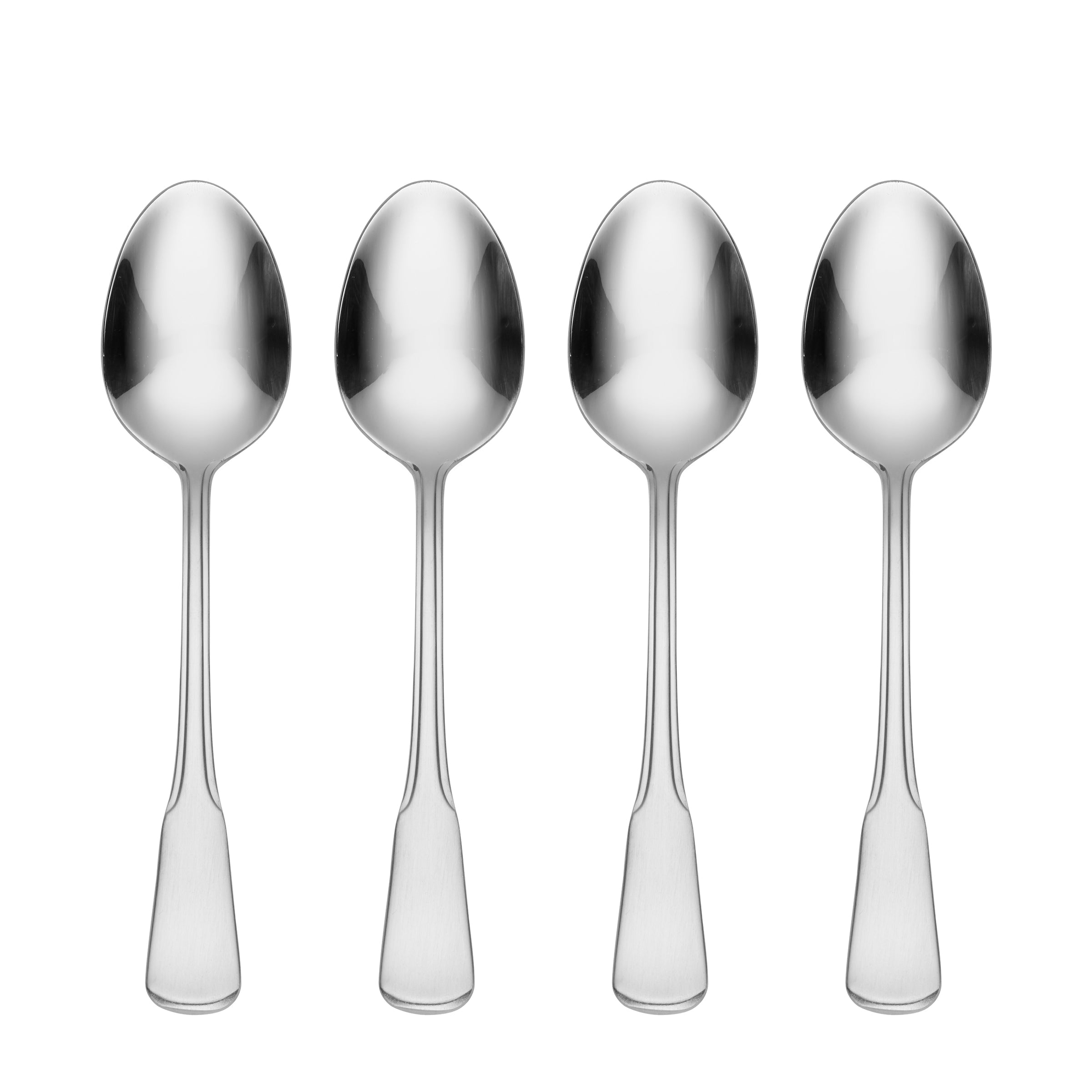 Colonial Boston Dinner Spoon Set of 4 - Elegant Stainless Steel Cutlery for Fine Dining, Dinner Parties & Formal Occasions
