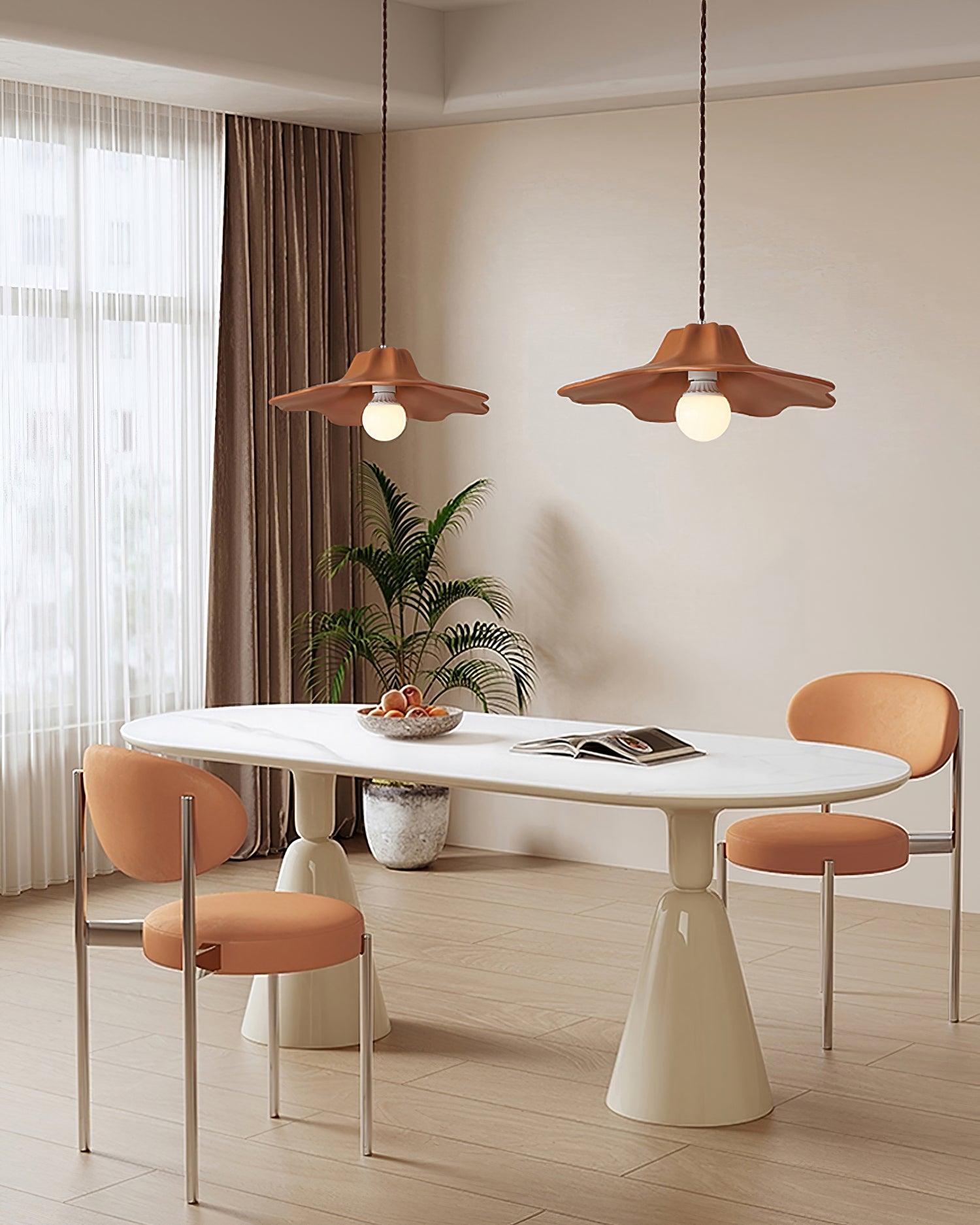 Modern Alien Pendant Lamp - Unique UFO-Inspired Ceiling Light Fixture for Living Room, Bedroom & Dining Room Decor - Perfect for Sci-Fi Themed Home Interiors