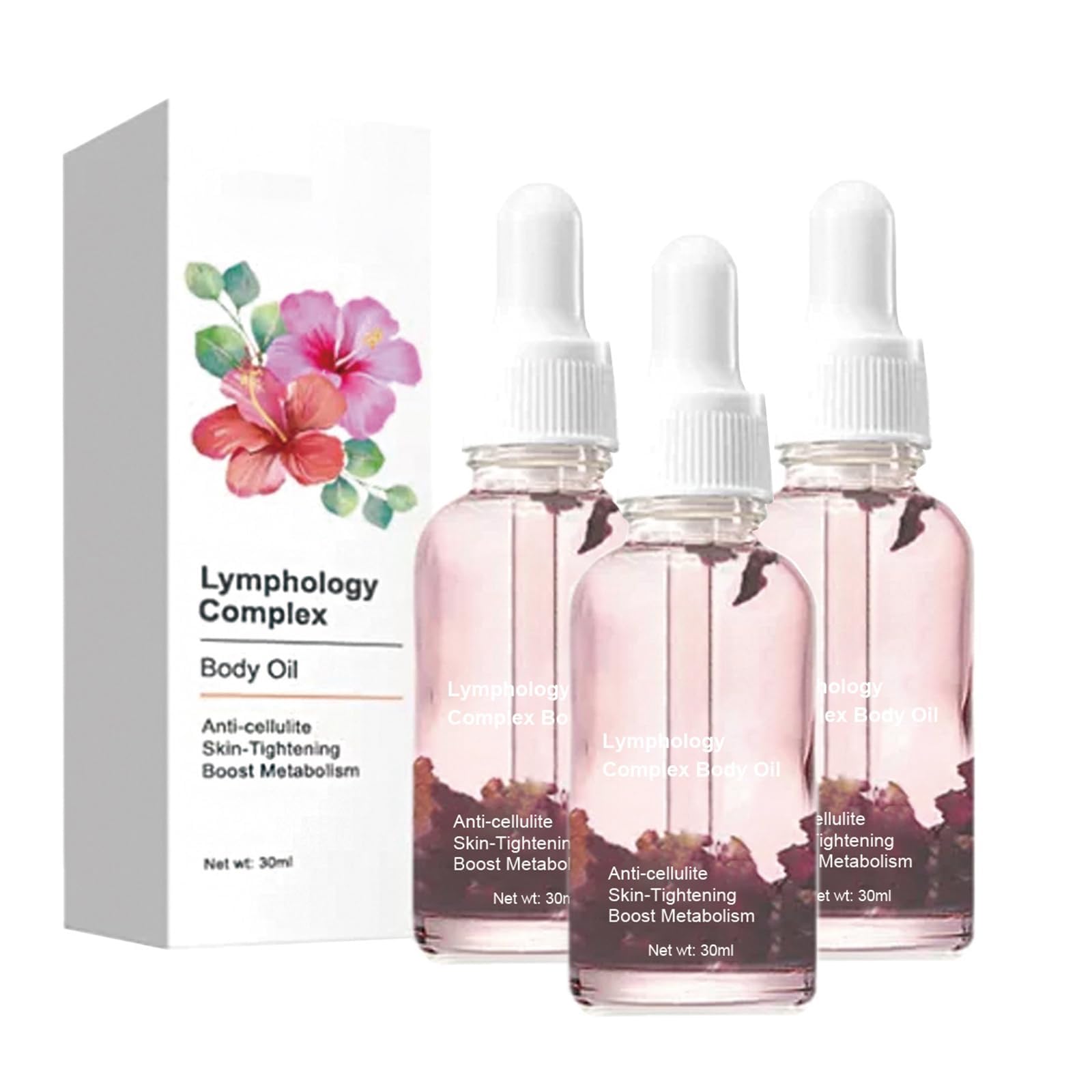 Lymphology Complex Body Oil - Herbal Massage Oil for Skin Tightening & Lymphatic Drainage | All Skin Types | Perfect for Post-Workout Recovery & Spa Relaxation