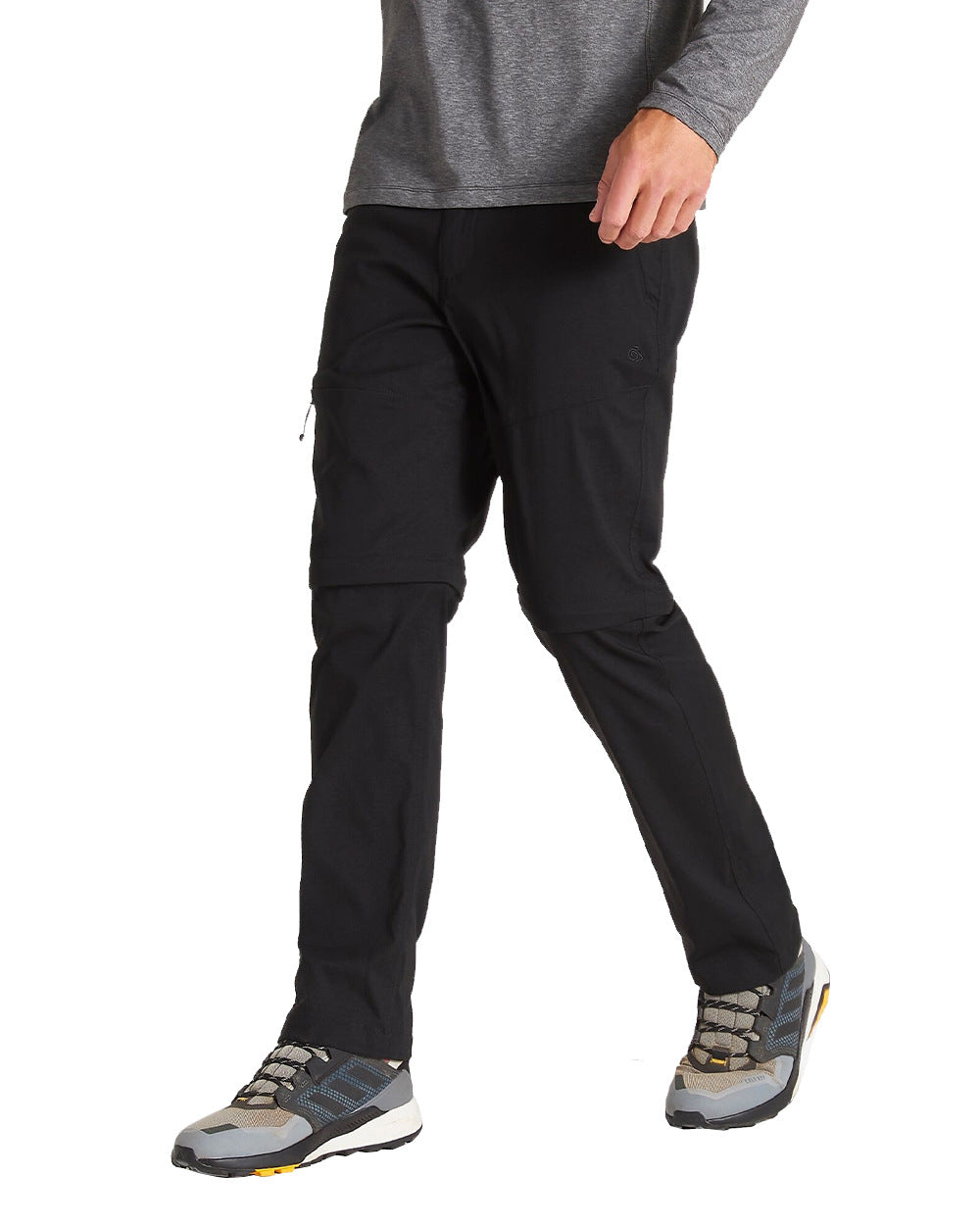 Craghoppers Men's Kiwi Pro II Convertible Pants - Lightweight Quick-Dry Hiking Trousers with Zip-Off Legs for Outdoor Adventures & Travel