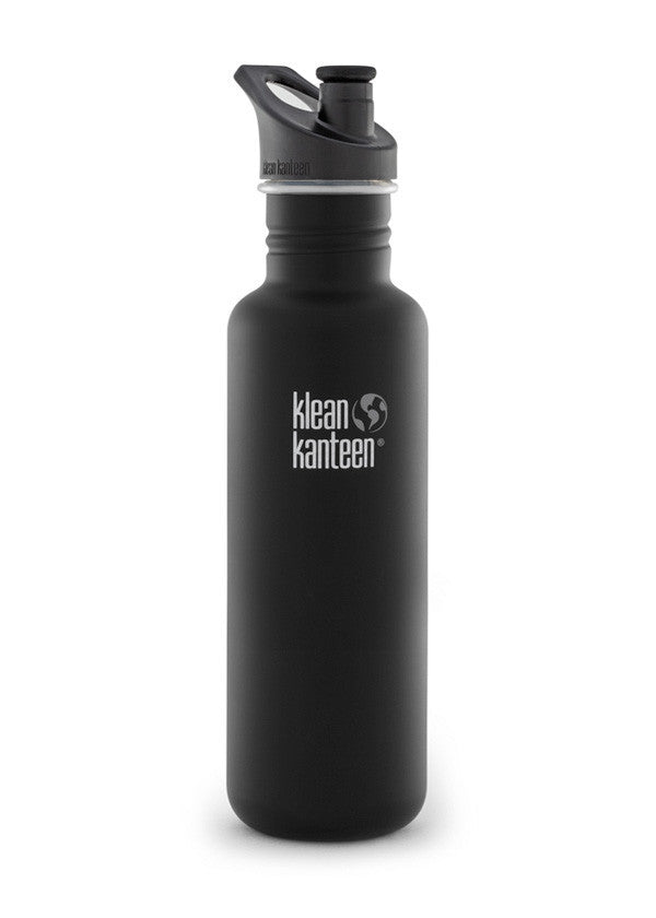 **Klean Kanteen Classic 27oz (800mL) Stainless Steel Water Bottle - Leakproof, BPA-Free, Eco-Friendly for Hiking, Gym & Everyday Use**