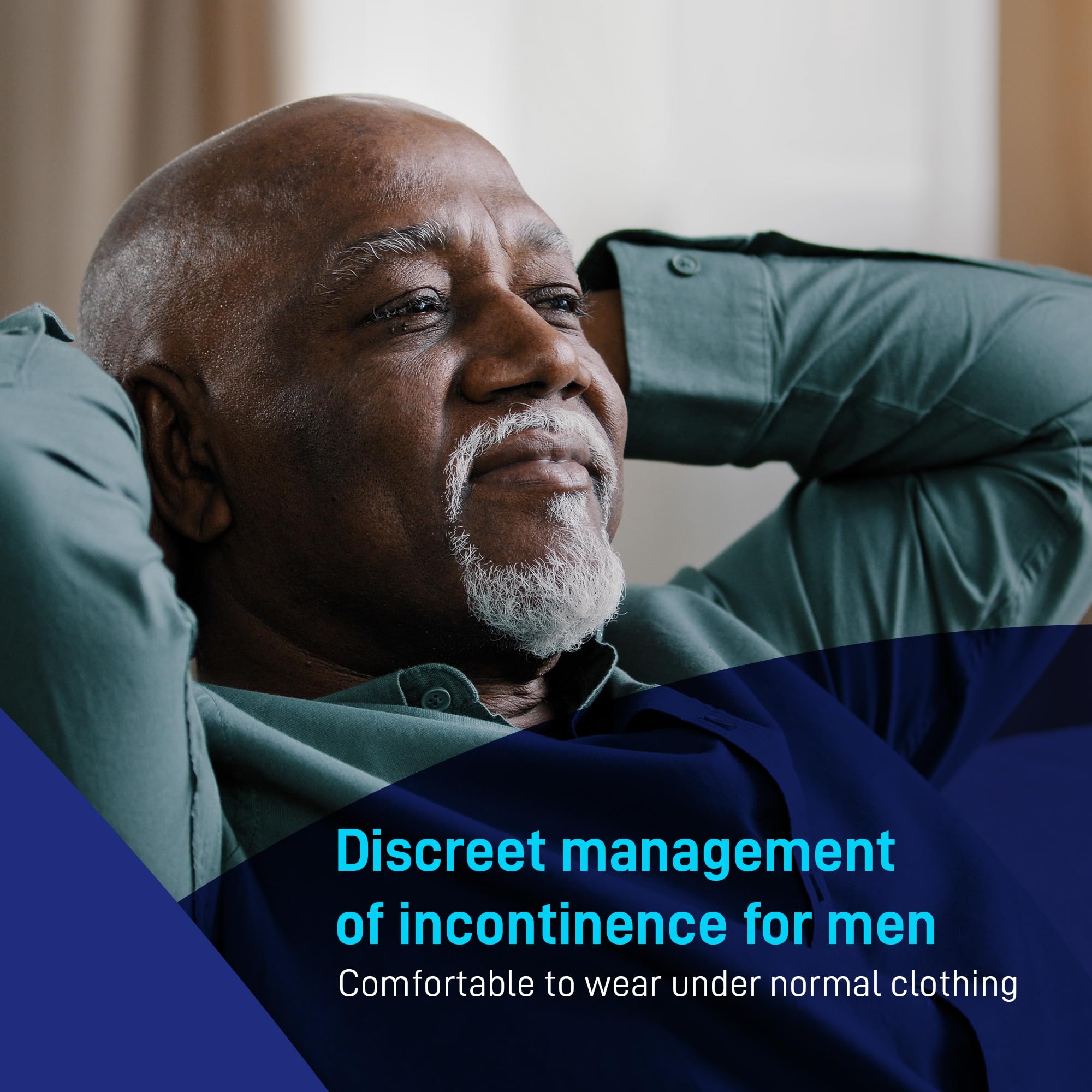 Afex Mobility Incontinence Management Kit with Black Leg Bag Holder - Large Waist Urinary Leakage Protection for Men | Wheelchair Users & Active Lifestyle | Comfortable & Discreet Solution for Daily Use