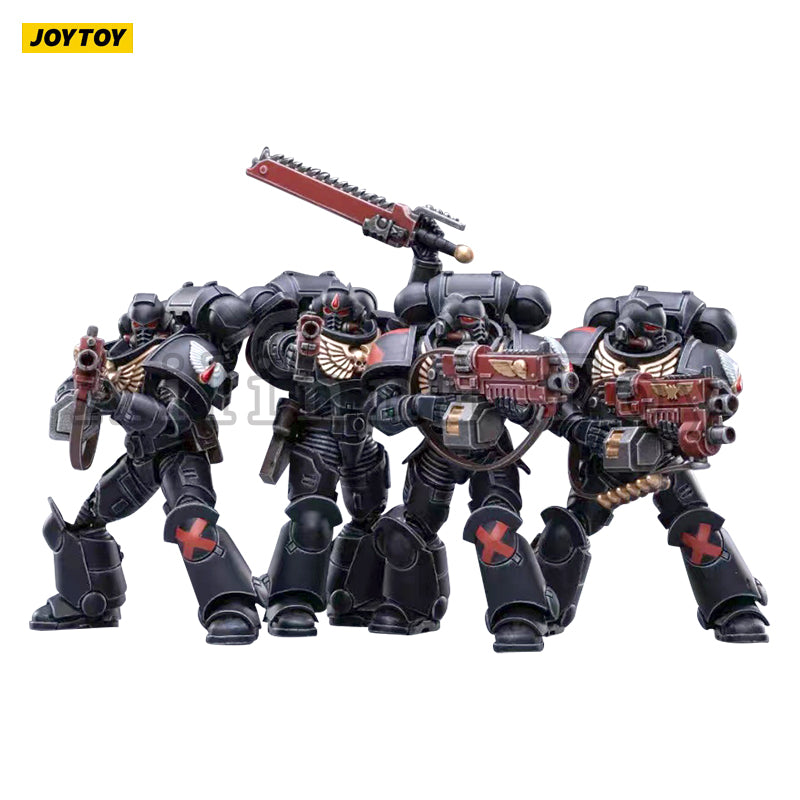 JOYTOY 1/18 Scale Warhammer Blood Angels Action Figure Set (4PCS) - Perfect for Warhammer 40K Collectors, Tabletop Gaming & Display
