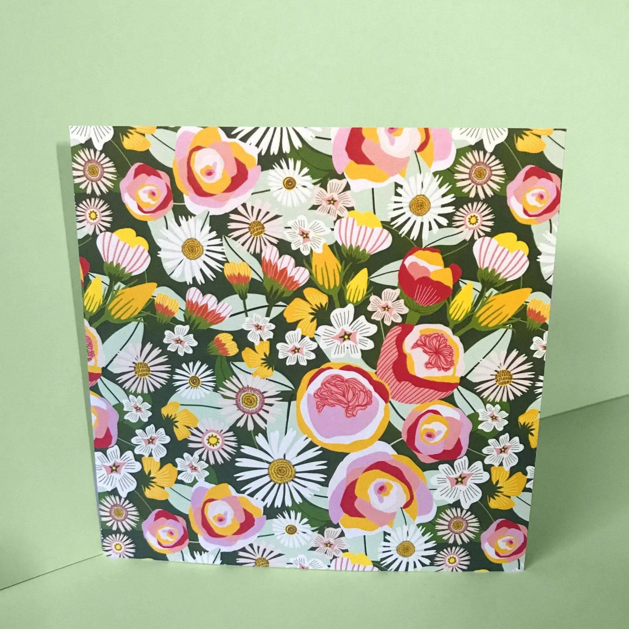 Floral Art Greeting Card Set - 12 Handmade Watercolor Flower Cards with Envelopes | Perfect for Birthdays, Anniversaries & Thank You Notes | Elegant Stationery Gift for Women & Friends