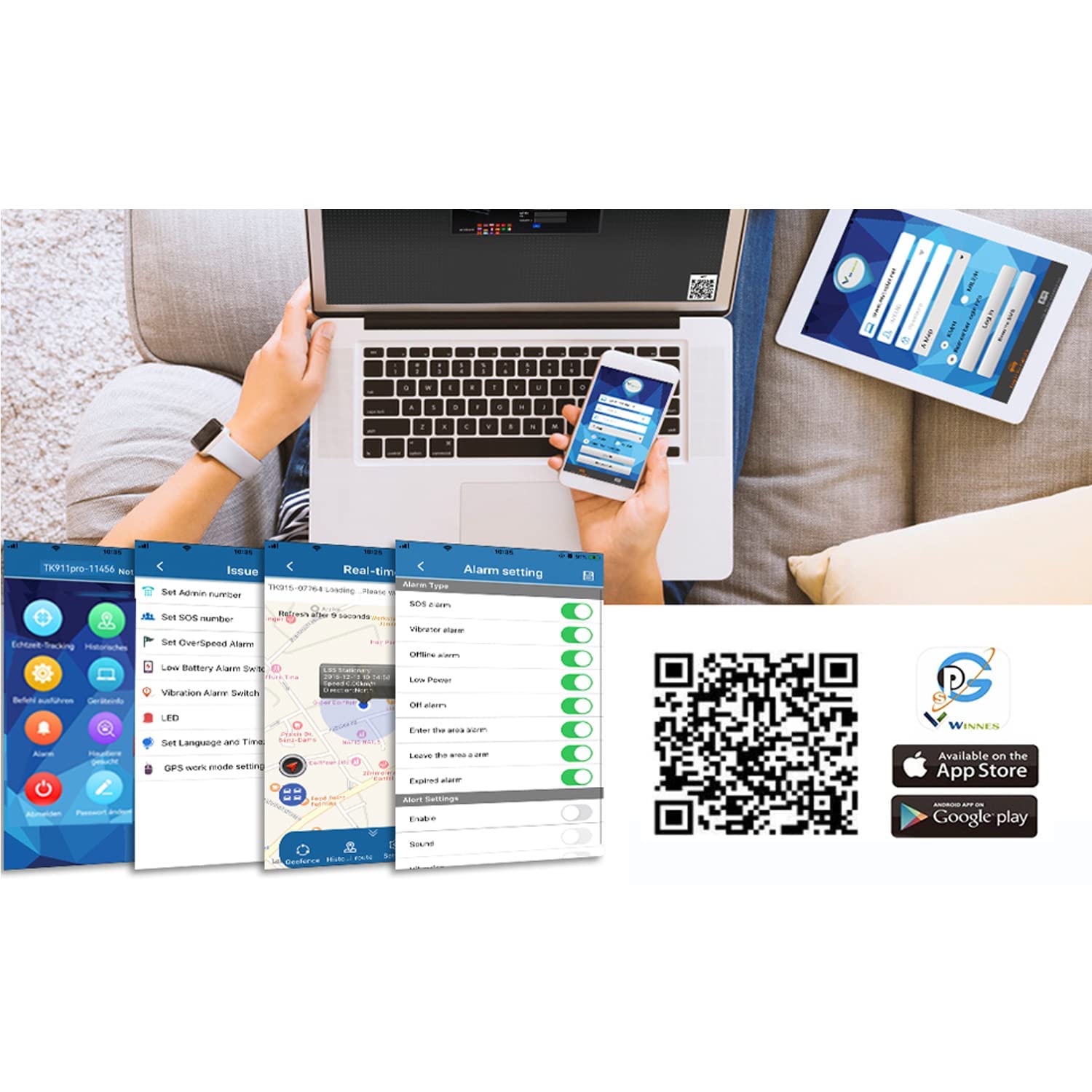 **Zeerkeer Waterproof GPS Tracker - 150 Days Standby, Real-Time Tracking Device for Cars, Trucks, Motorcycles & Boats | Anti-Theft & Fleet Management | Free App & 10000mAh Battery | Perfect for Outdoor Adventures & Asset Security**