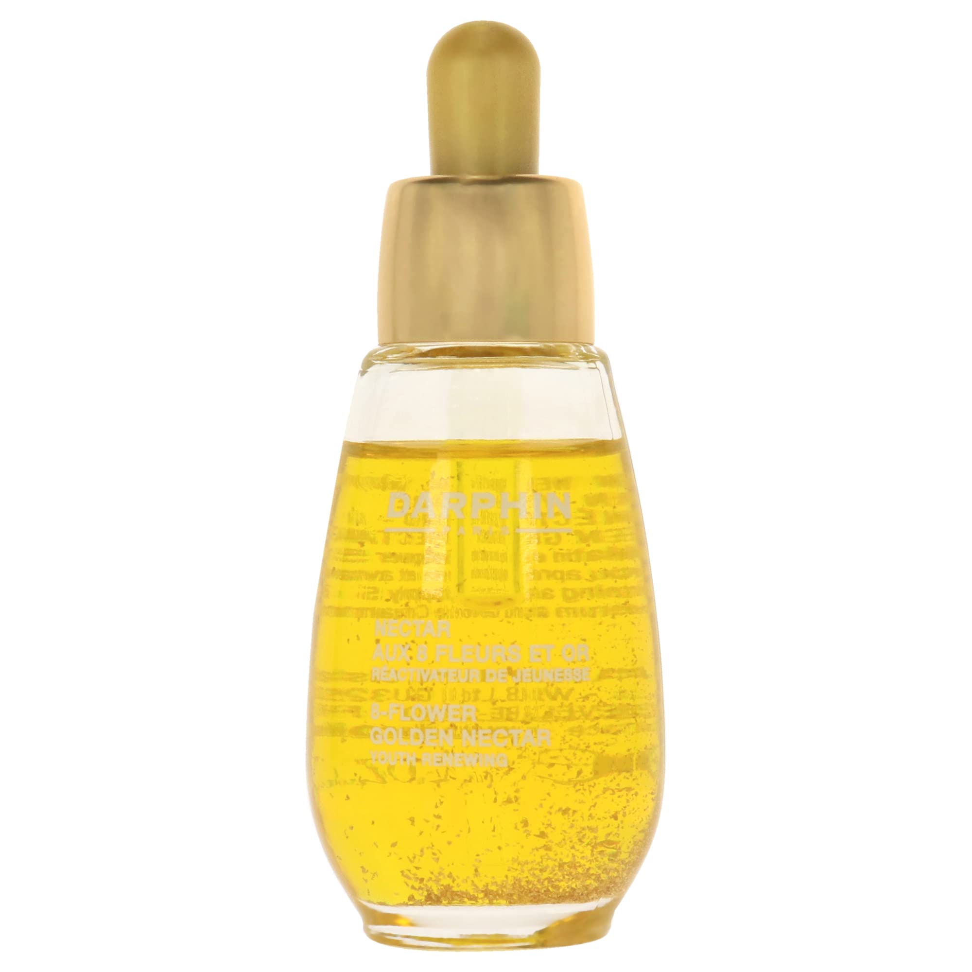 Darphin Elixir 8-Flowers Golden Nectar Aromatic Care Facial Oil 30ml - Hydrating & Anti-Aging Face Oil for Dry Skin - Perfect for Nighttime Skincare Routine & Glow Boosting