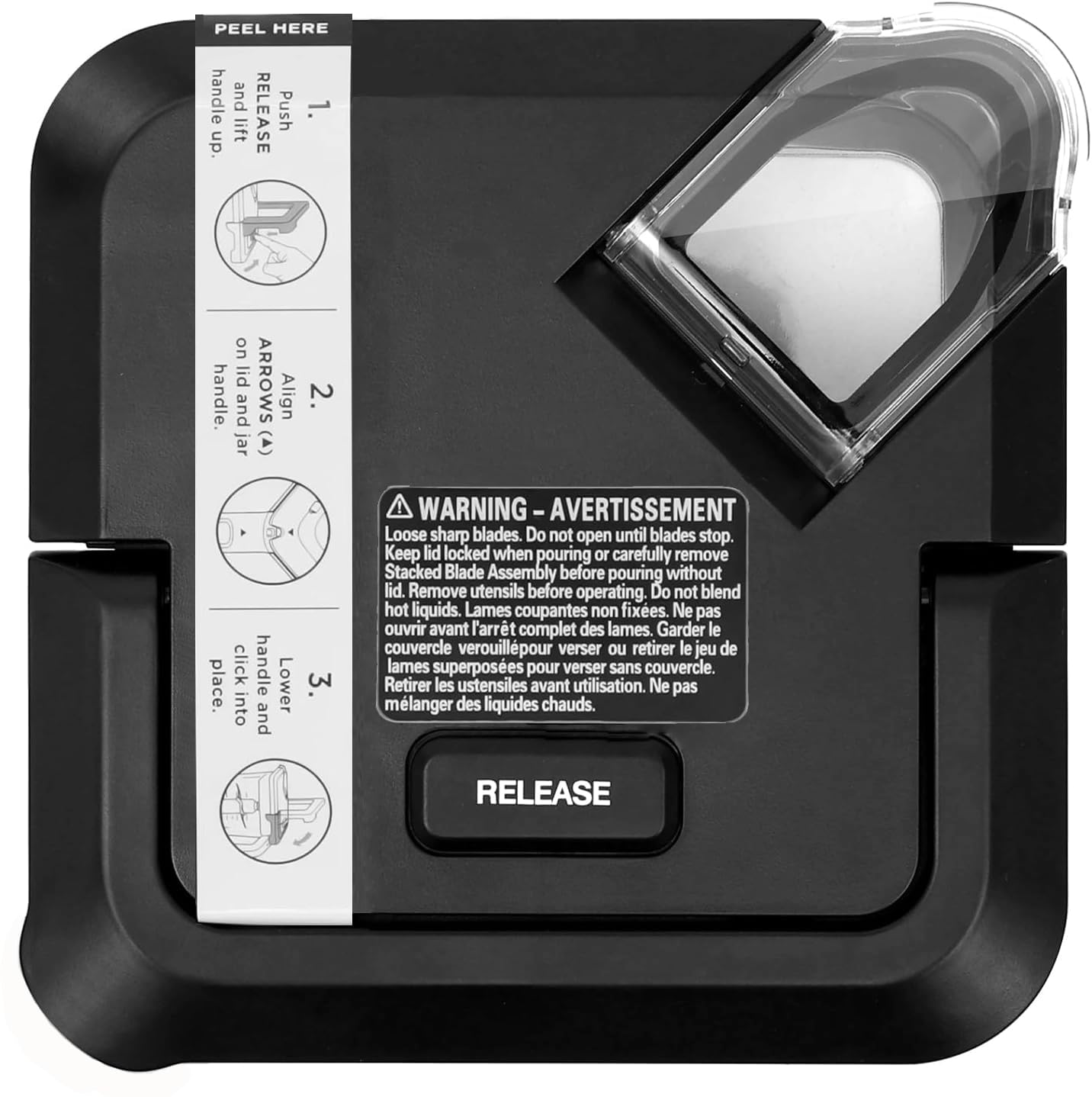 Ninja Blender Replacement Locking Lid 72 oz - Compatible with BL610 BL642 BL682 BN701 BN751 BN700 BN801 - Perfect for Smoothies, Juices & Food Prep