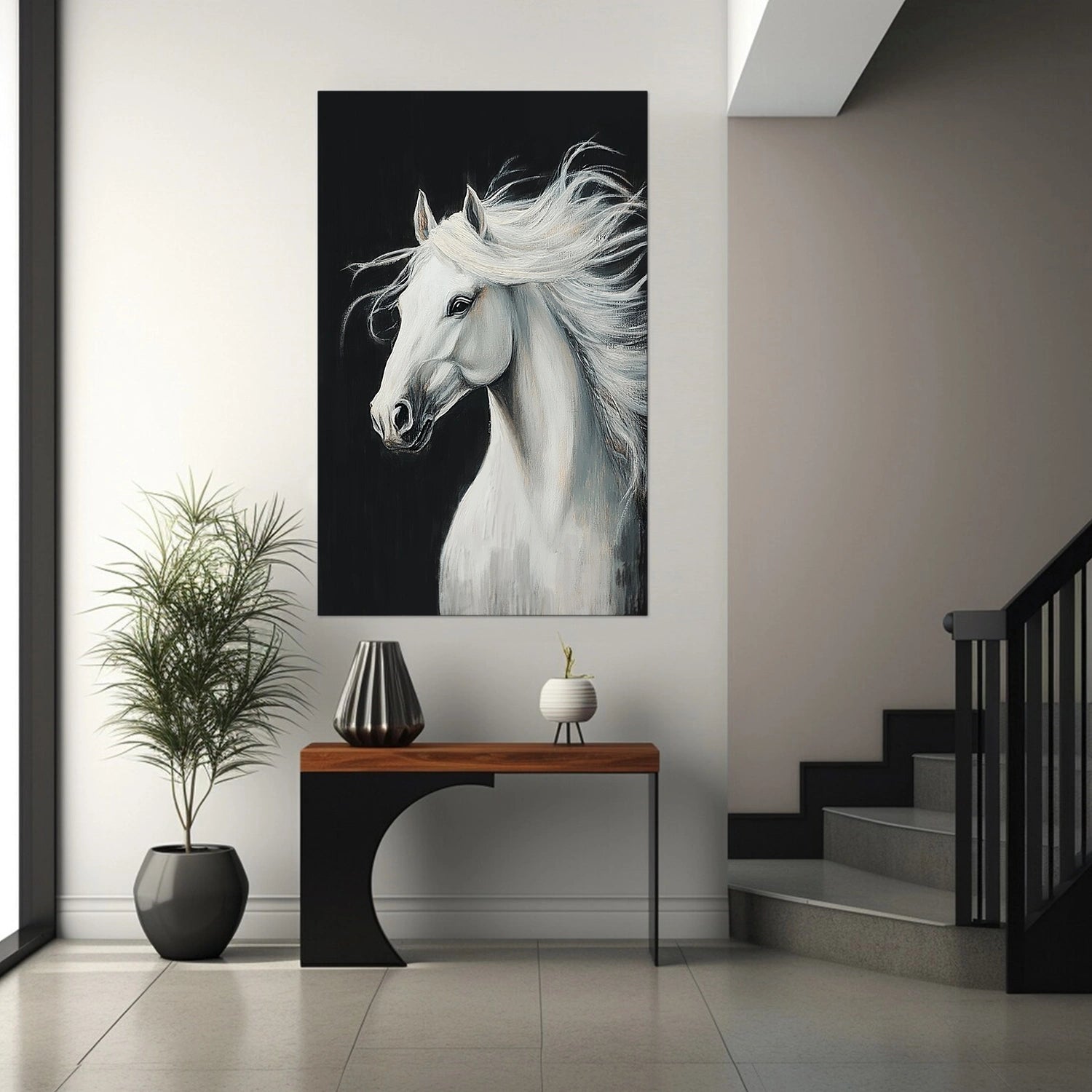 Animal Art Painting #AP105 - Handmade Wildlife Canvas Wall Decor for Living Room, Bedroom & Office