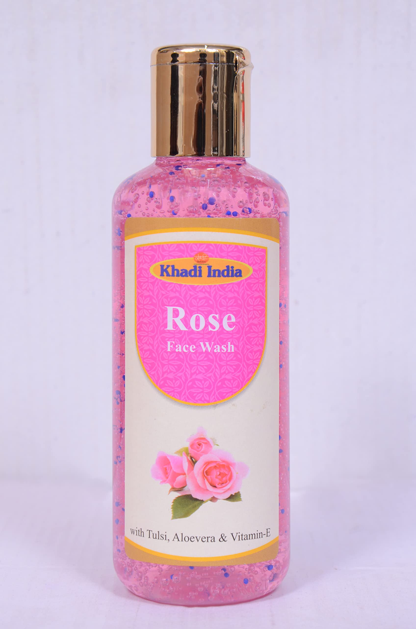 Shri Manav Herbal Ayurvedic Rose Face Wash with Vitamins for Men & Women - 200ml | Natural Glow & Hydration for All Skin Types | Daily Skincare Routine