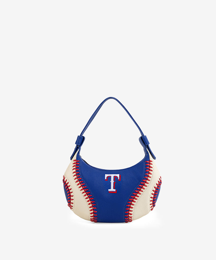 MLB Texas Rangers Team Hobo Bag - Stylish Crossbody Shoulder Bag for Women & Men - Perfect for Baseball Games, Travel & Everyday Use