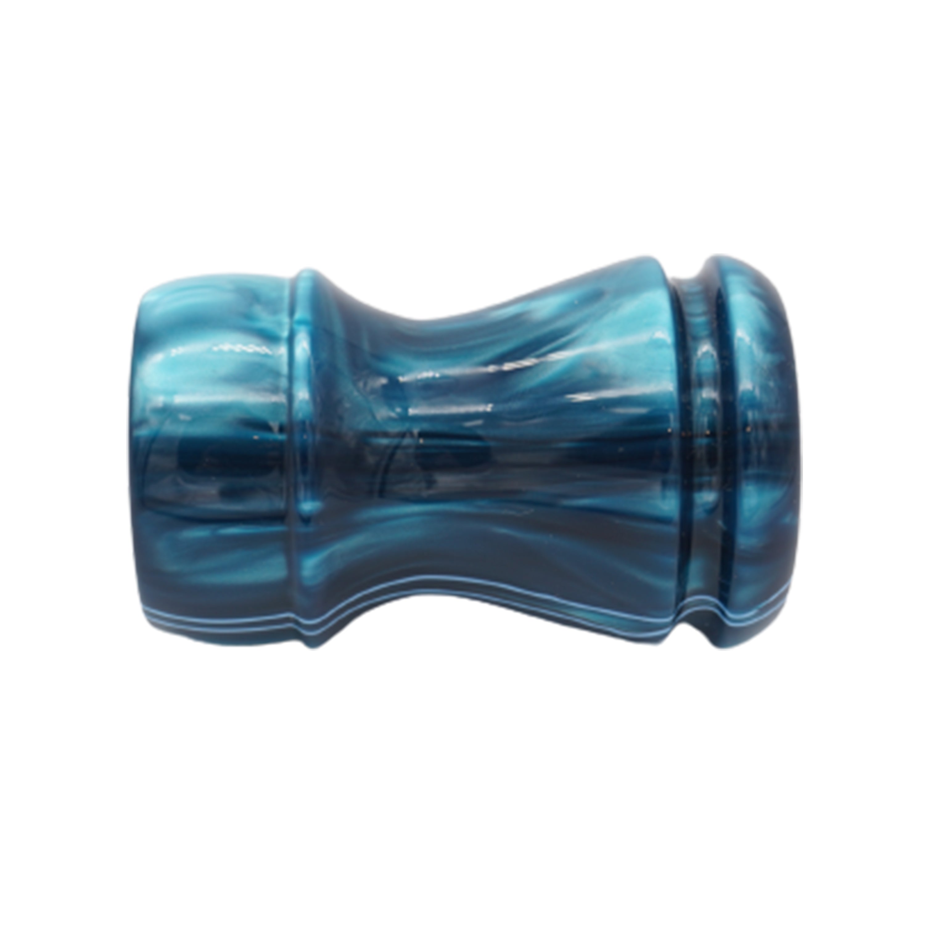 Premium Ocean Waves Handcrafted Shaving Brush Handle - Fits 24mm & 26mm Knots - Perfect for Wet Shaving & Grooming Gifts for Men
