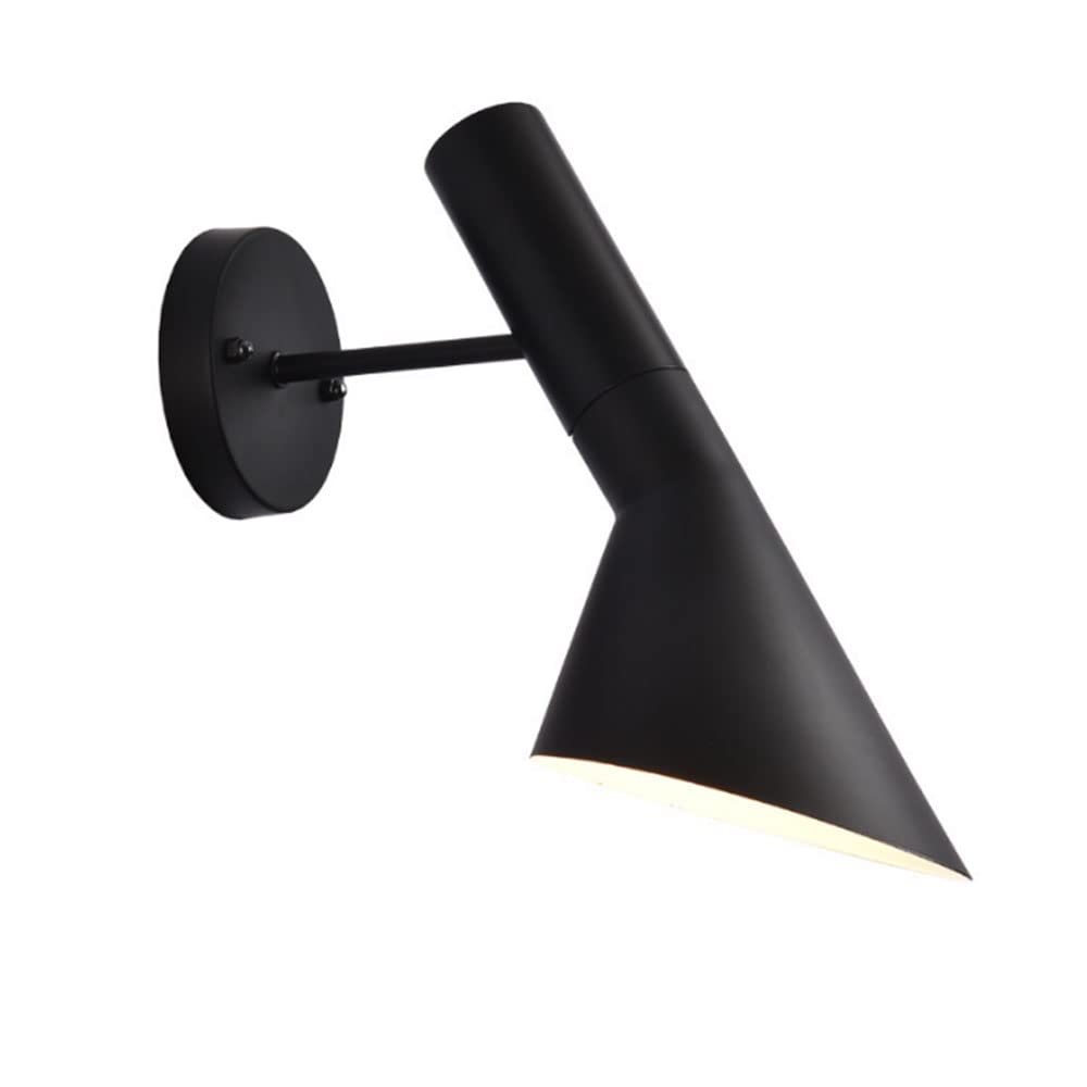 TWXG Adjustable Swing Arm Wall Sconce - Modern Black Wall Light with E27 Socket for Bedroom, Living Room & Reading Nook - Perfect Bedside Lamp for Reading & Ambient Lighting