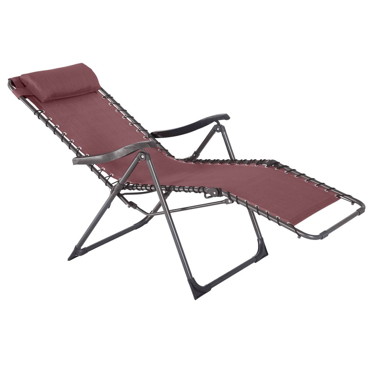 Premium Garden Relax Armchair Silos Bordeaux - Outdoor Patio Lounge Chair with Weather-Resistant Fabric - Perfect for Backyard, Poolside & Balcony Relaxation