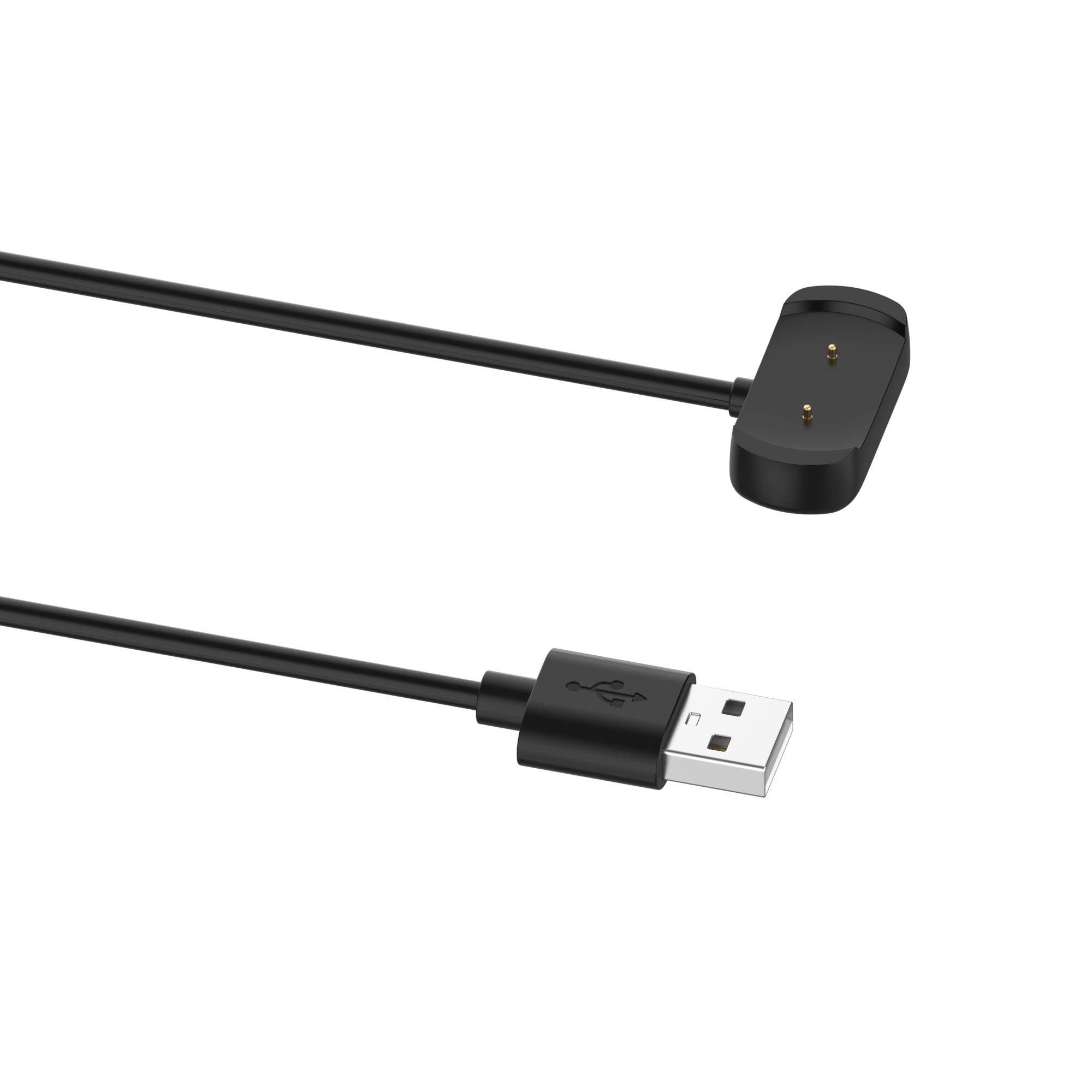 Universal USB Charger Cable for Amazfit Bip 5 Unity/Bip 5/GTS 2 Mini/Bip 3 Smartwatch - 3.3ft Fast Charging Cord (Black) - Perfect for Home, Office & Travel Charging