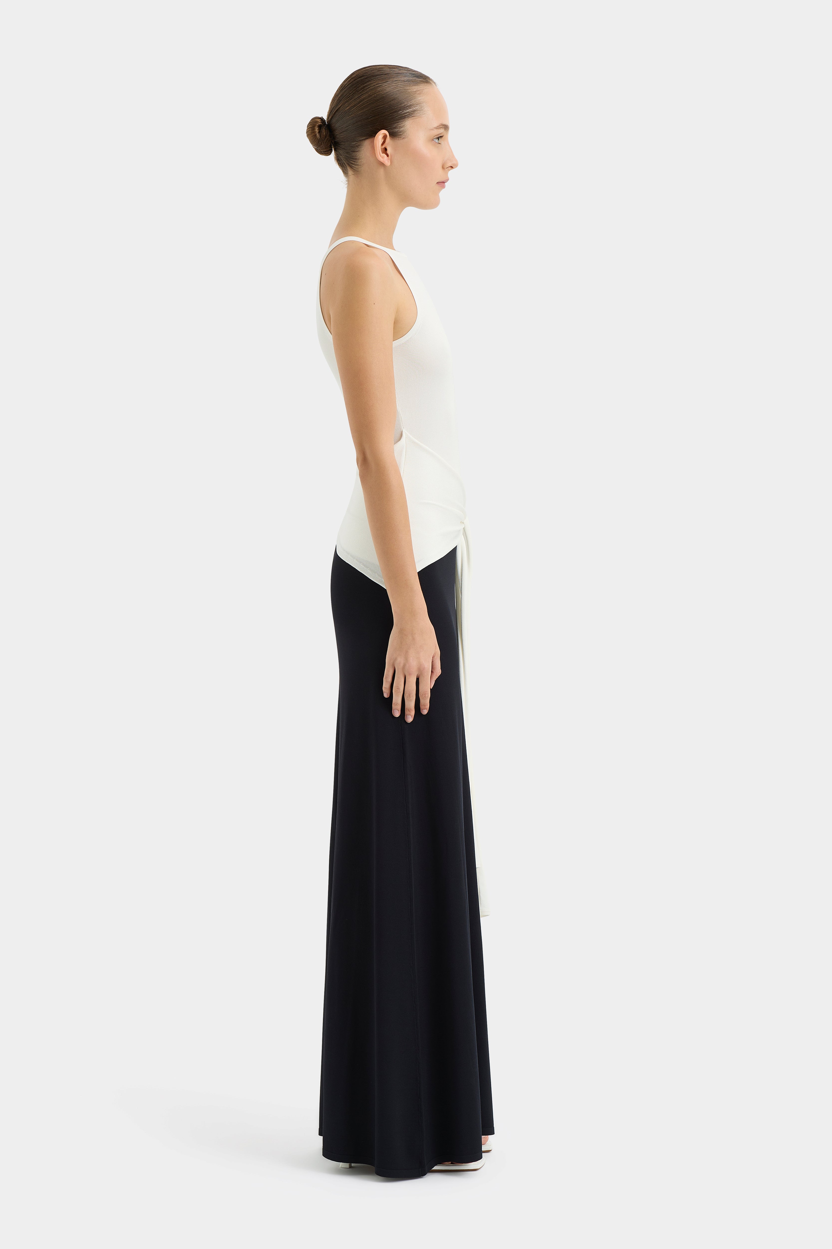 Emery Tie Waist Dress for Women - Flowy Summer Midi Dress with Adjustable Belt - Perfect for Beach Vacations, Date Nights & Office Wear