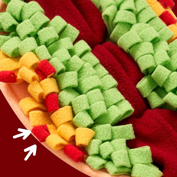Chewpotle Slow Feeder Dog Bowl - Interactive Puzzle Toy for Small & Large Dogs - Perfect for Mealtime Fun & Mental Stimulation