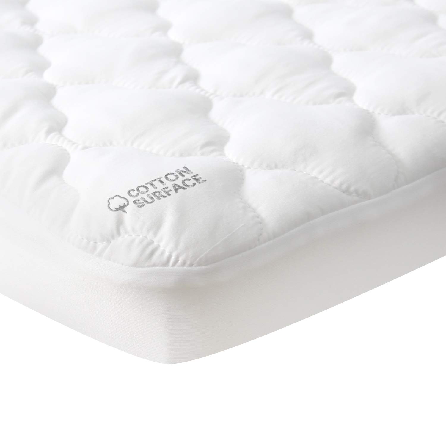 Waterproof Pack and Play Sheets 2-Pack with Soft Cotton Mattress Pad - Perfect for Baby Crib, Travel & Daycare Use