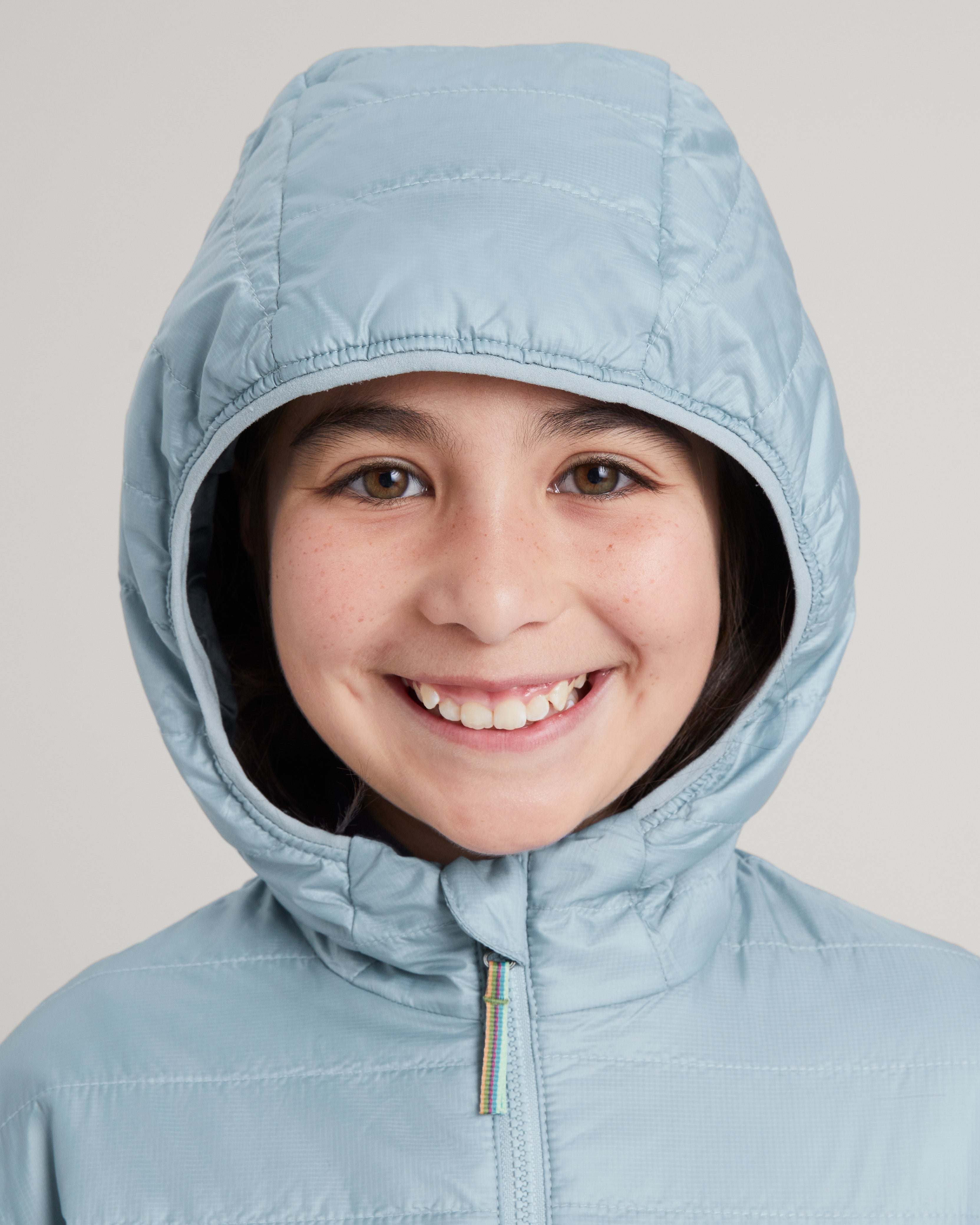 Heli R Girls' novaLOFT Hooded Jacket - Lightweight Winter Coat for Kids, Water-Resistant & Warm - Perfect for Outdoor Play, School & Cold Weather Adventures
