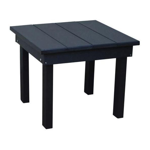 A & L Furniture Poly Hampton End Table - Stylish Side Table for Living Room, Bedroom, or Office - Perfect for Holding Lamps, Books, and Decor